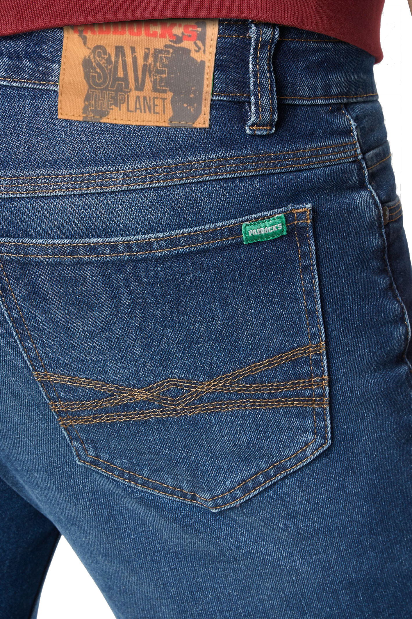 RANGER PIPE Sustainable Blue Dark Blue Used Slim Fit