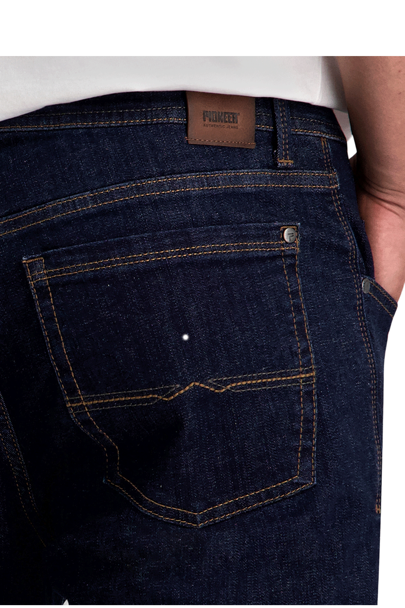 RANDO Dark Blue Stone Wash Regular Fit