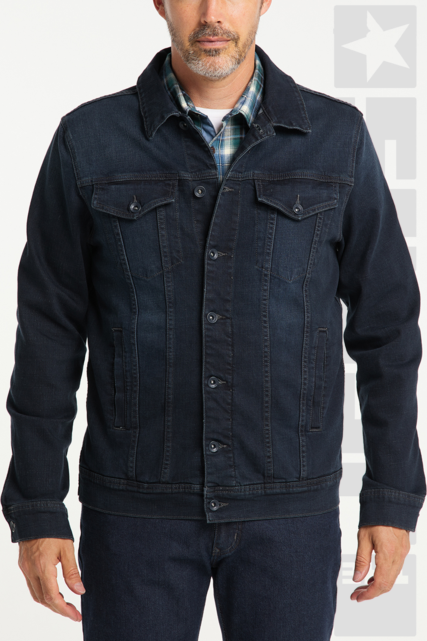 Jeansjacke Night Sky