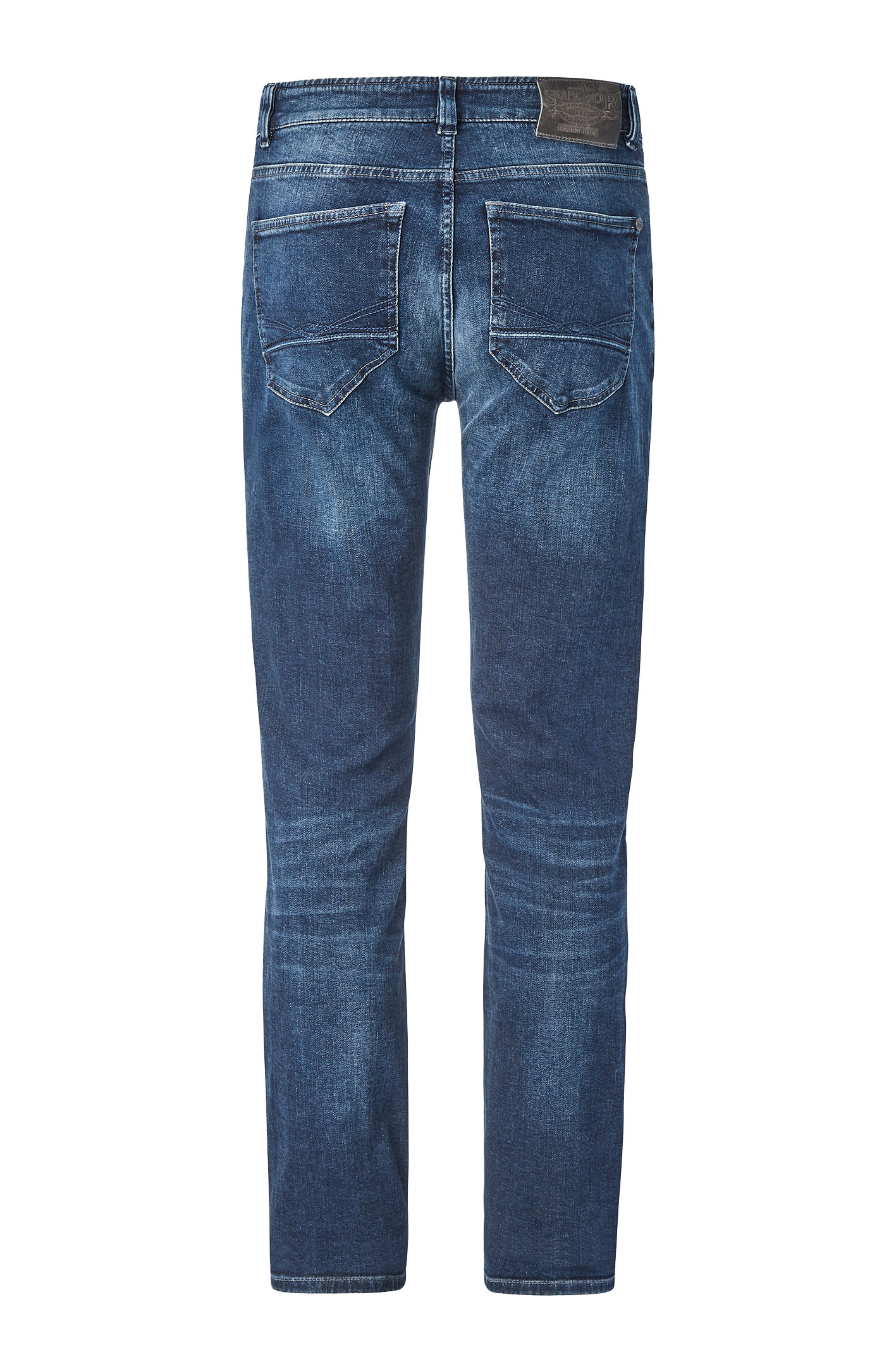 DUKE Dark Blue Vintage Wash Regular Fit