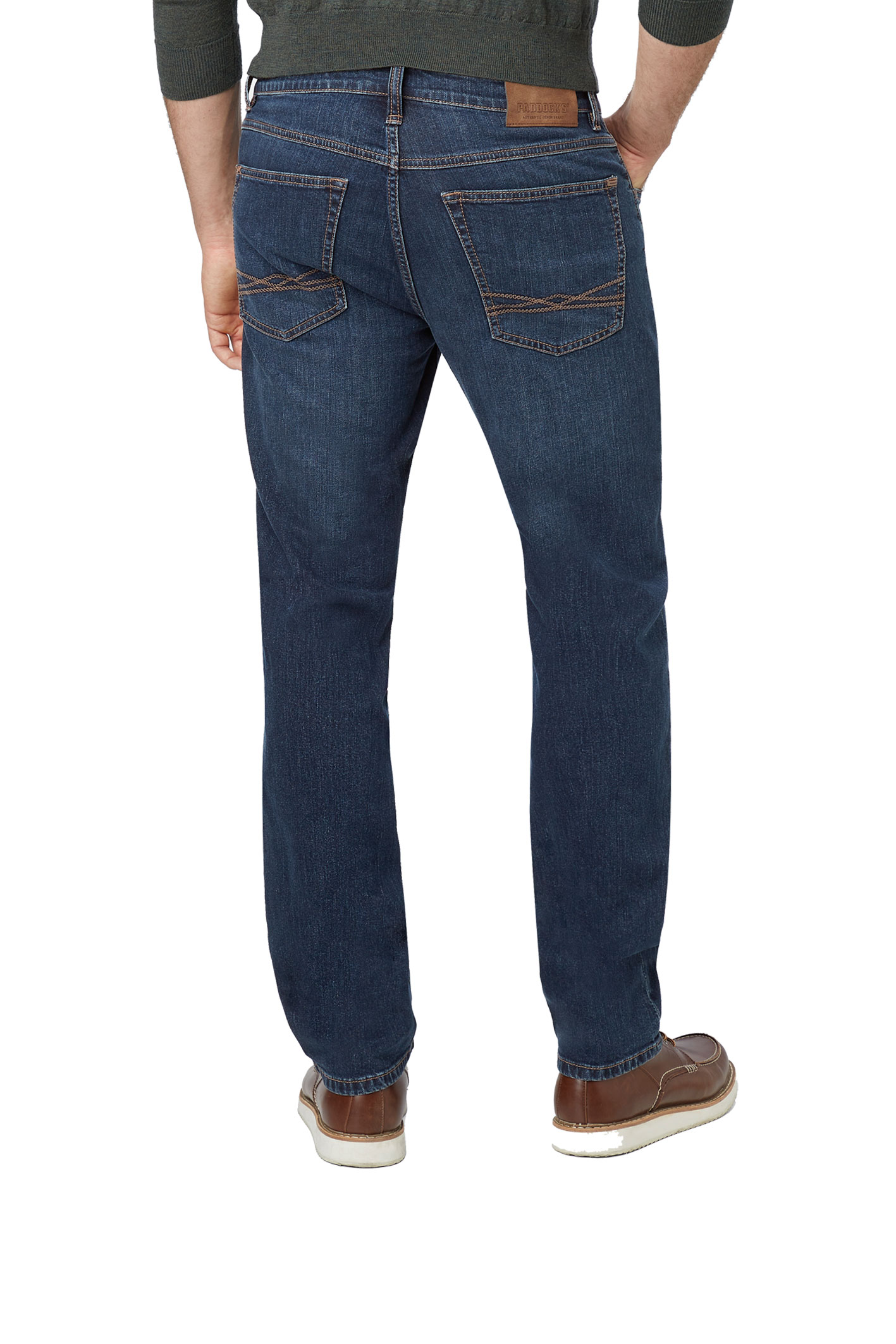 BEN Dark Blue Used Moustache Regular Fit