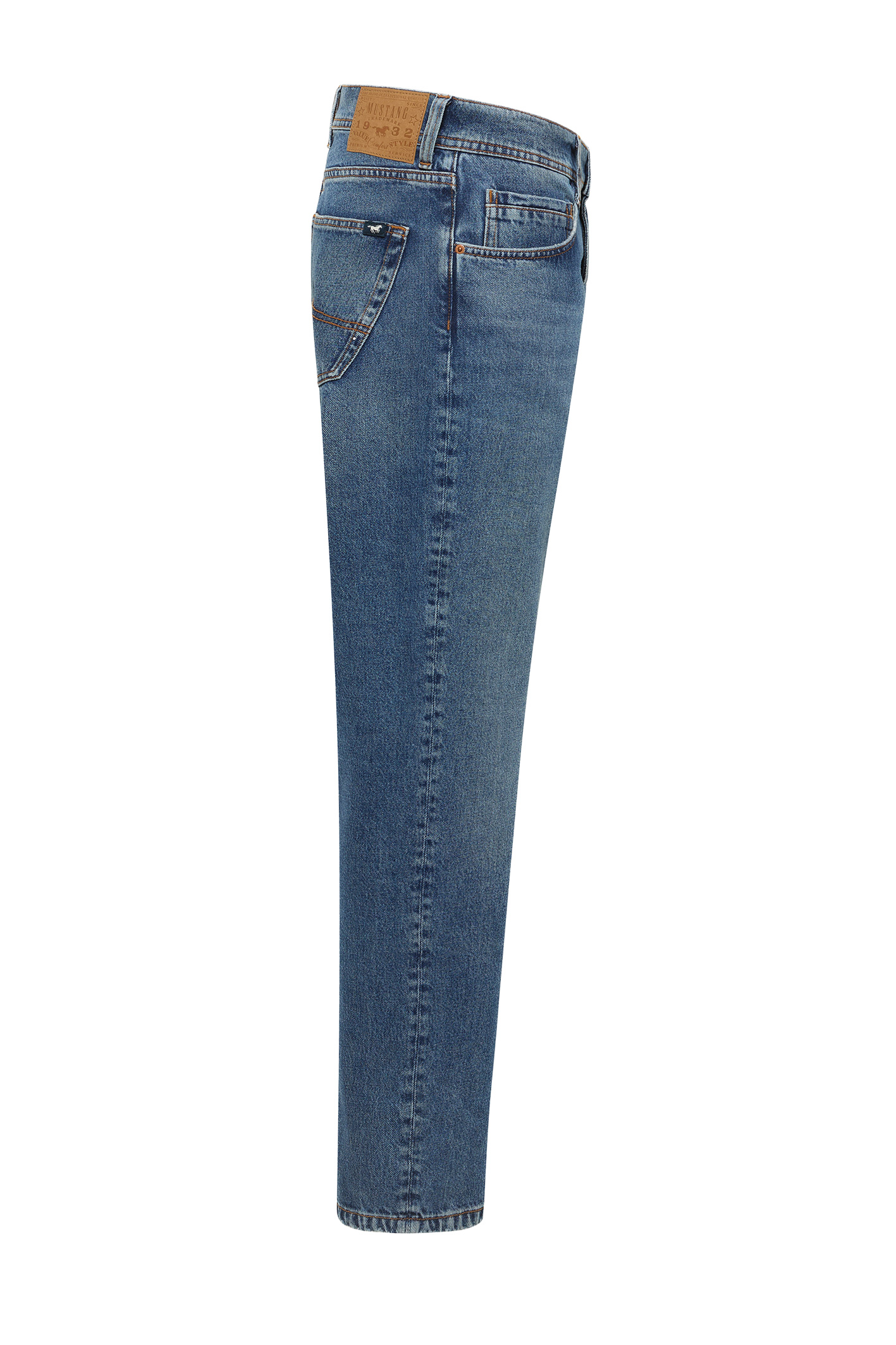 DENVER STRAIGHT Midblue Vintage Denim Relaxed Fit