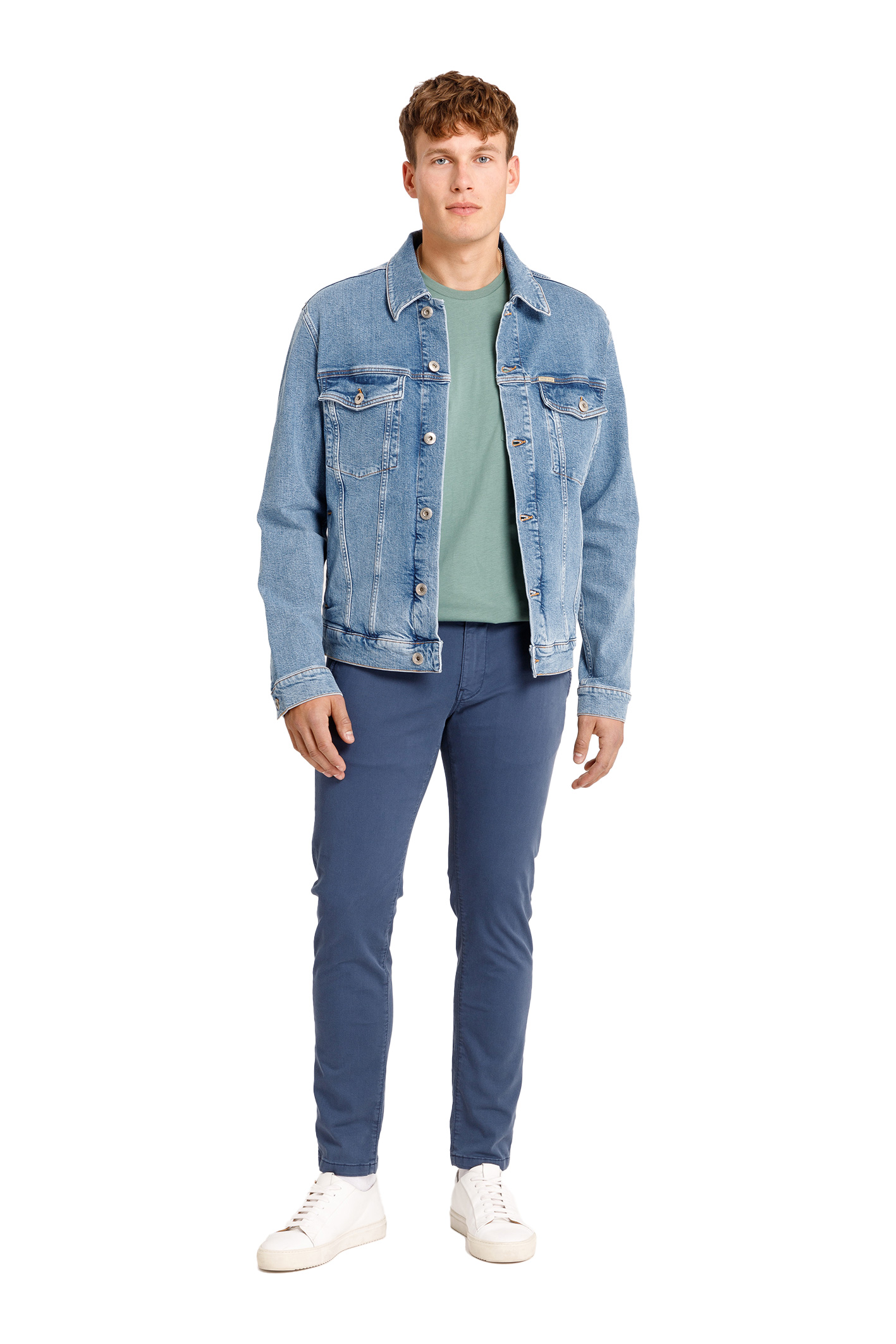 JEANSJACKE Light Mid Blue Used A-320