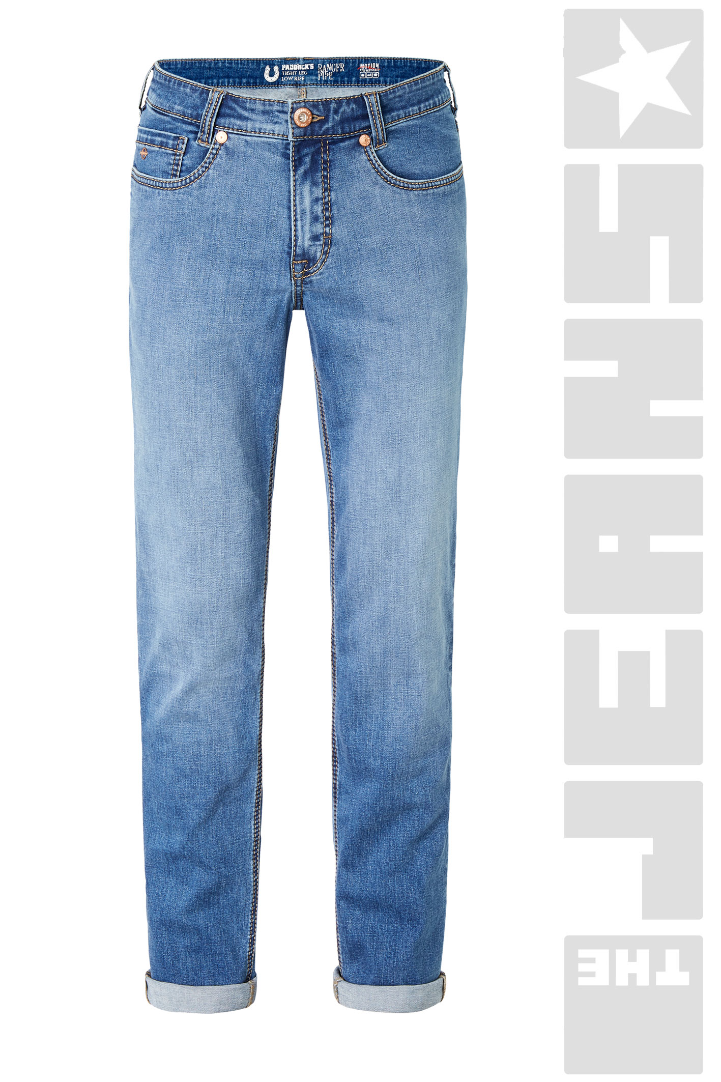 Ranger Pipe Saddle Stitch Mid Blue Used