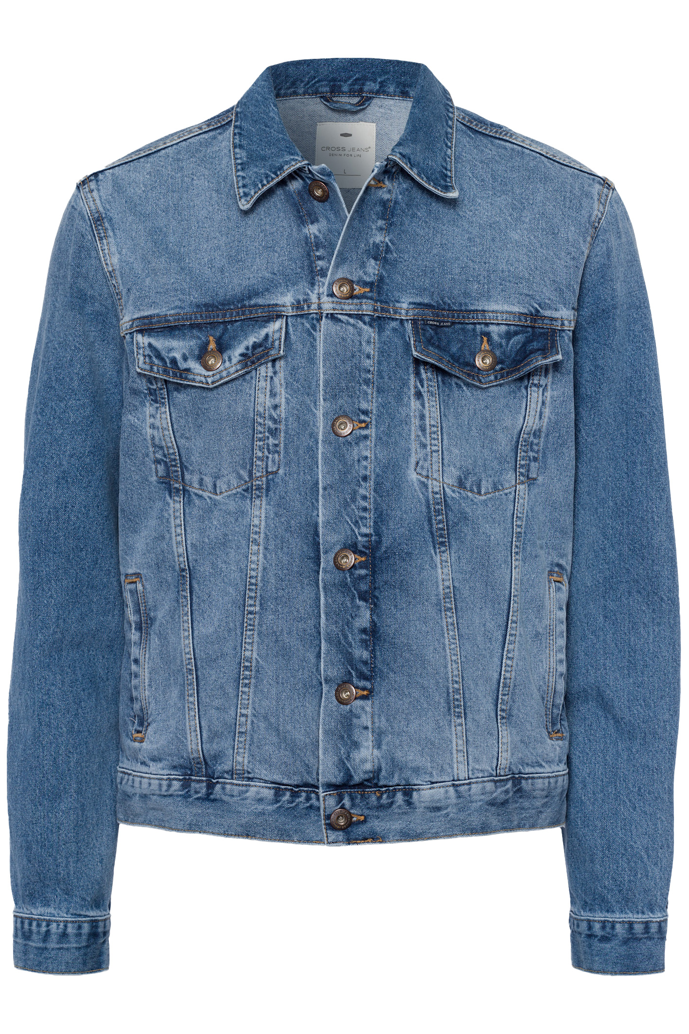 JEANSJACKE Light Mid Blue Used A-320