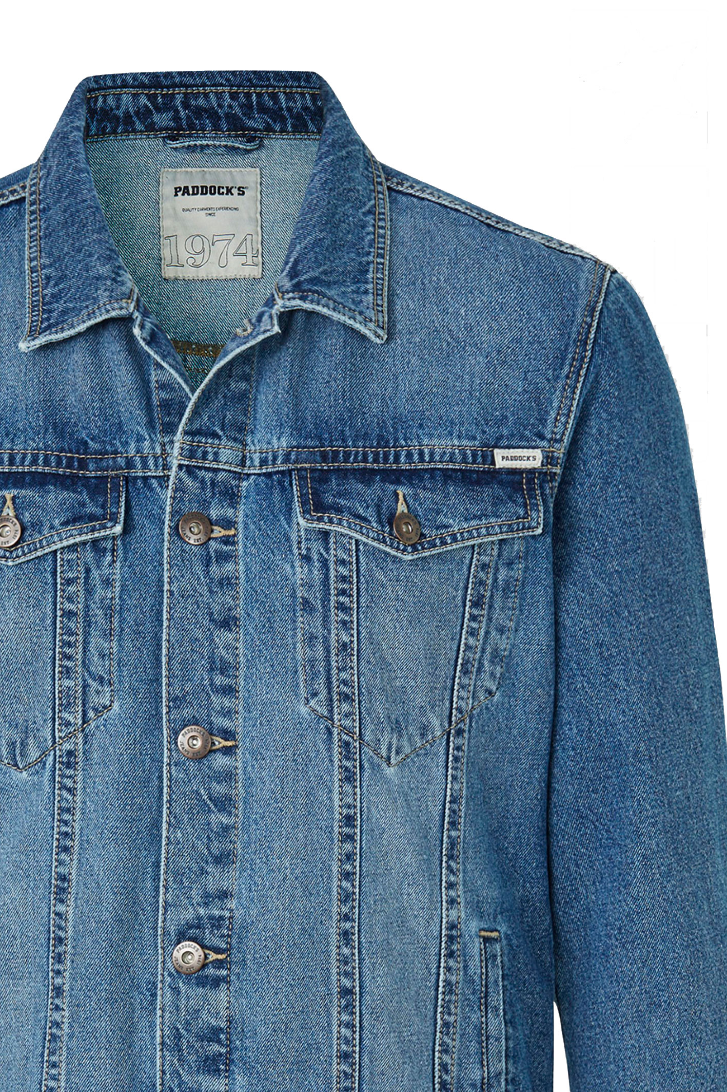 JEANSJACKE Regid Denim Medium Stone Used