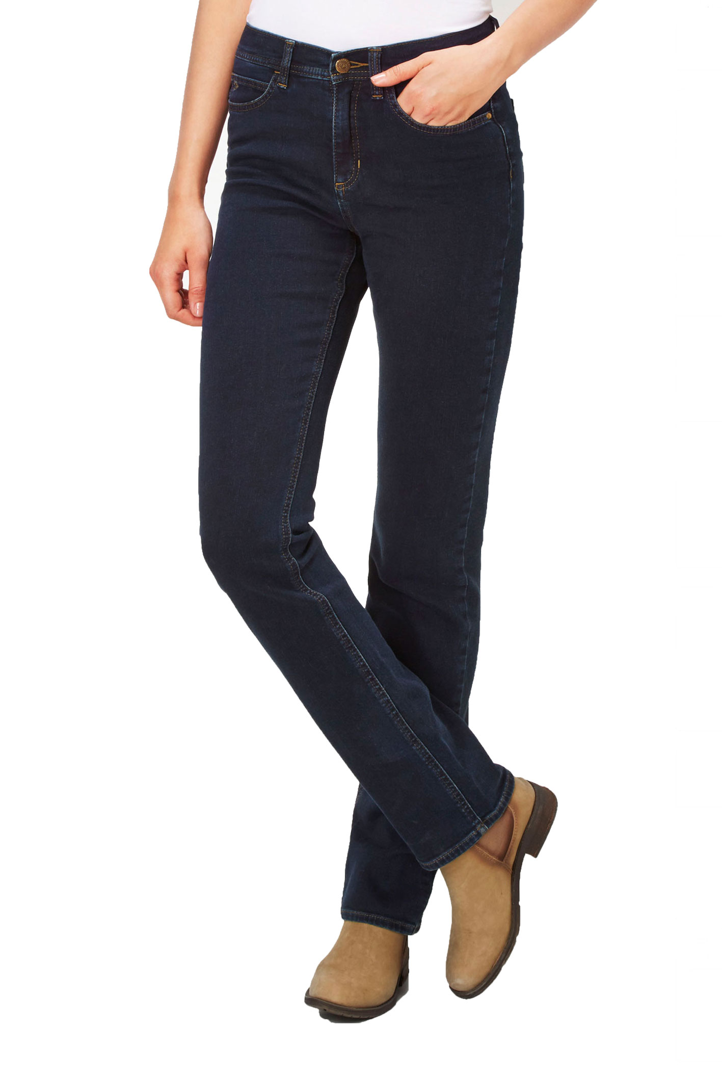 KATE Blueblack Straight Leg