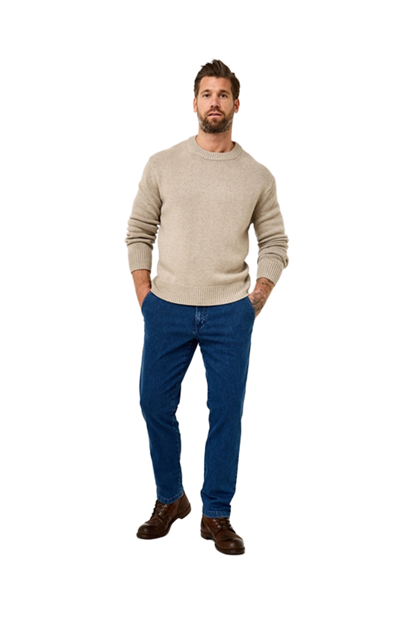 MIDLAND Medium Stone Regular Fit