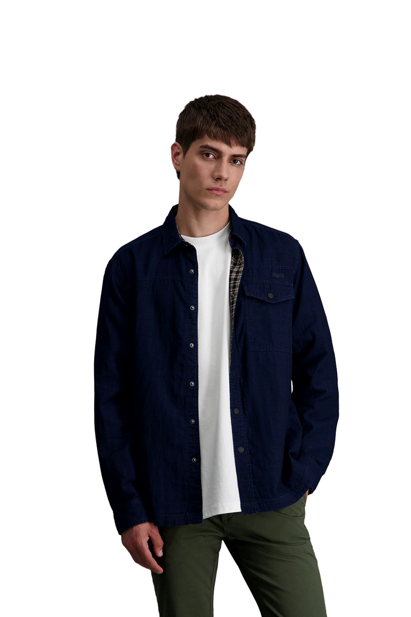 JEANSHEMD Double Face Indigo