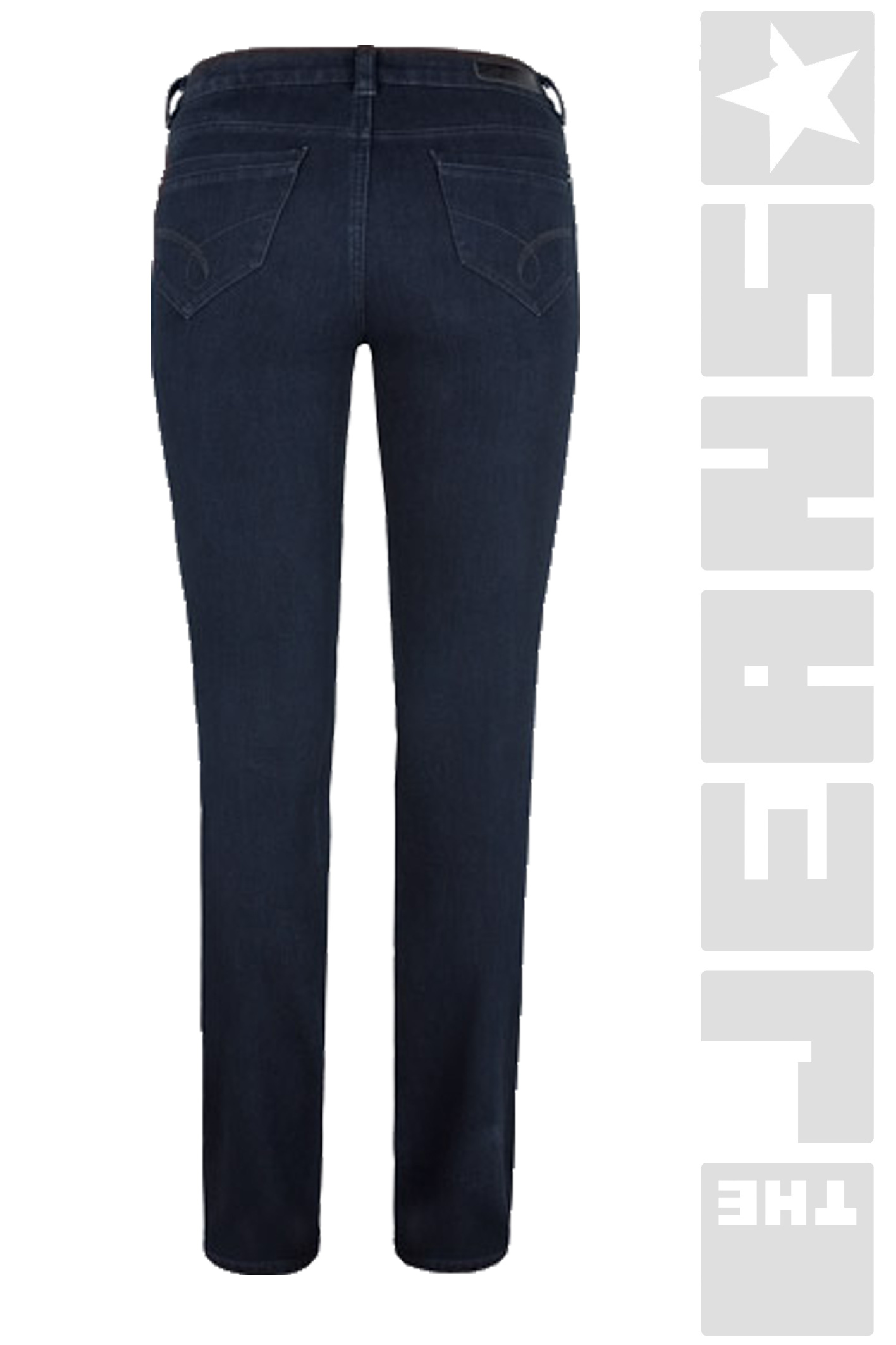 Kate Soft Blue Black bis Überlänge 38