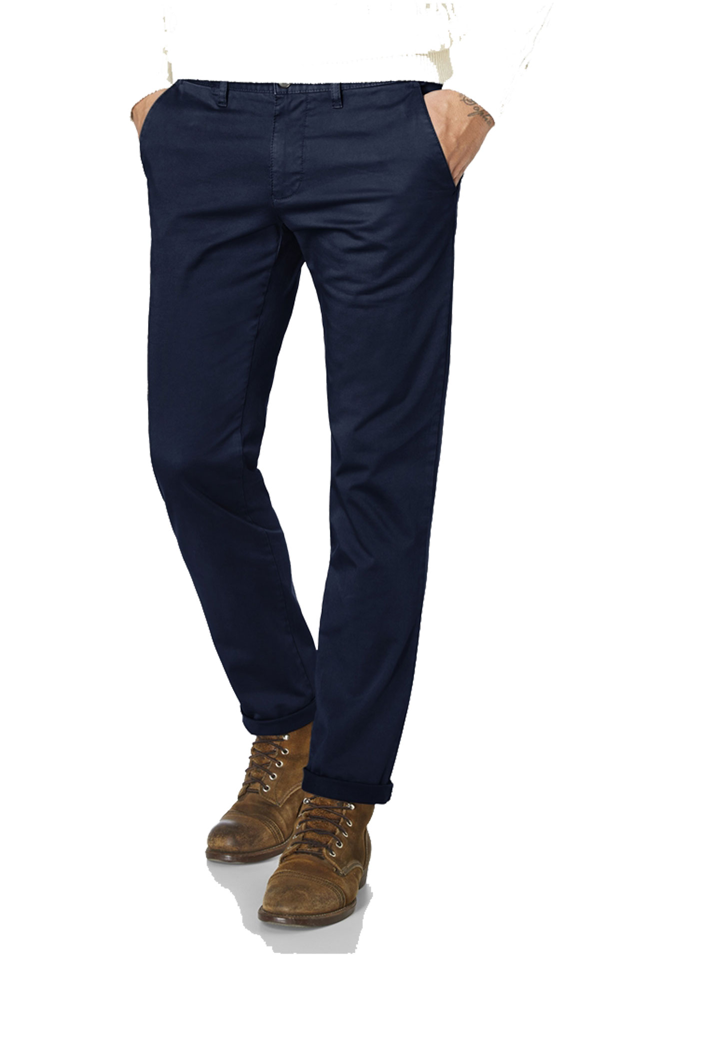 JASPER CHINO Marine Slim Fit