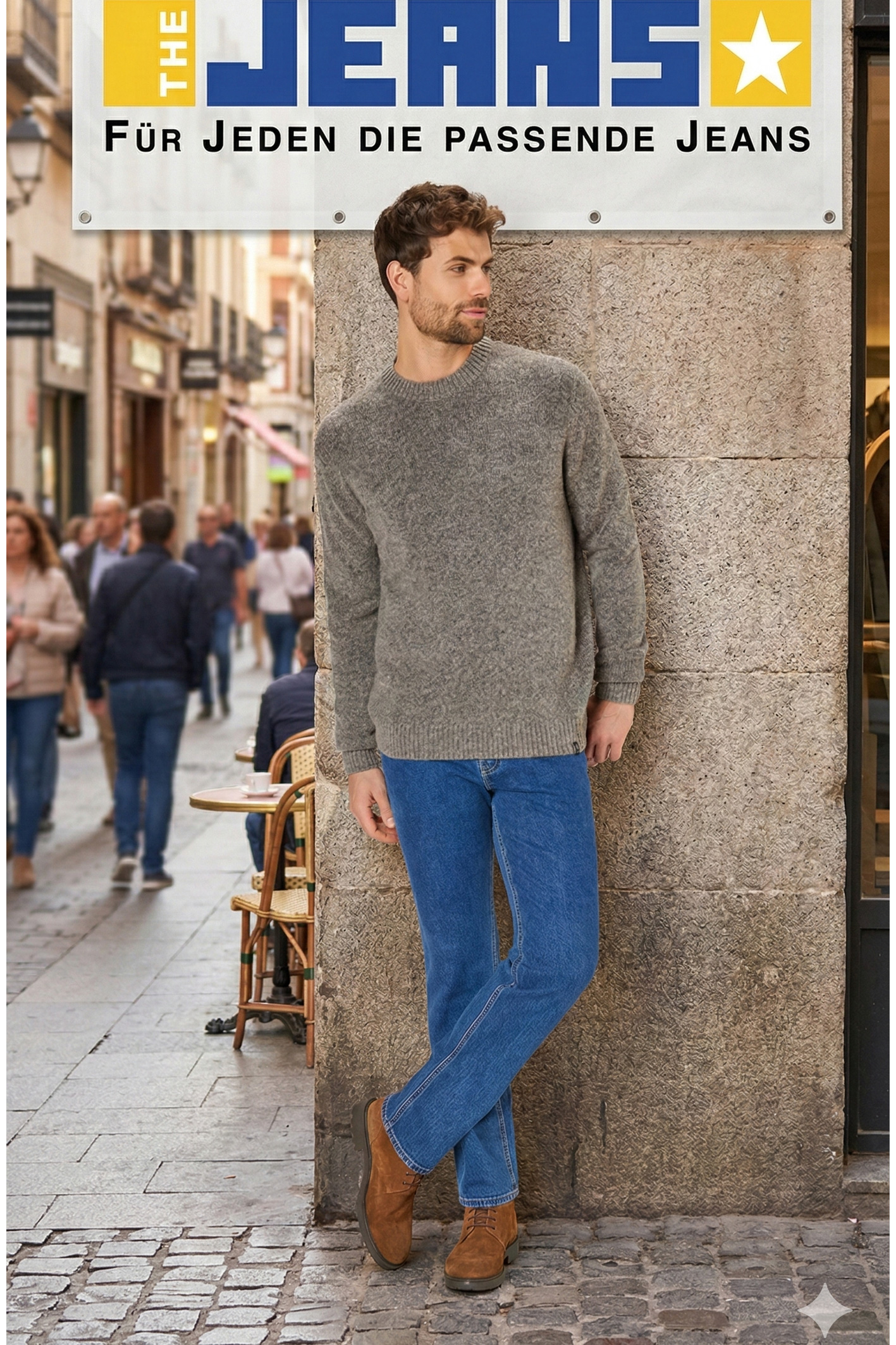 RANGER Medium Blue Stone Slim Fit