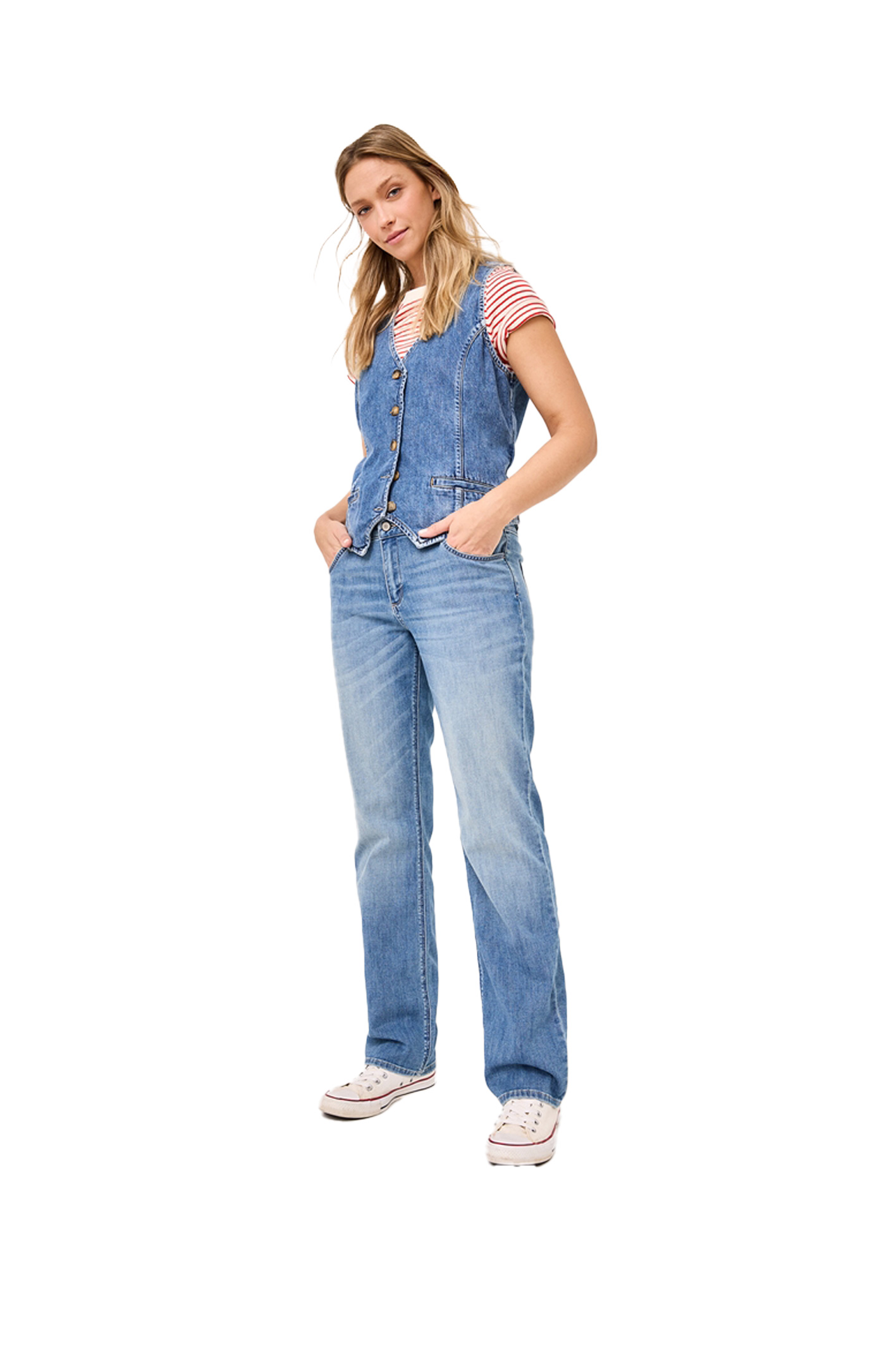DAMEN WESTE Medium Blue