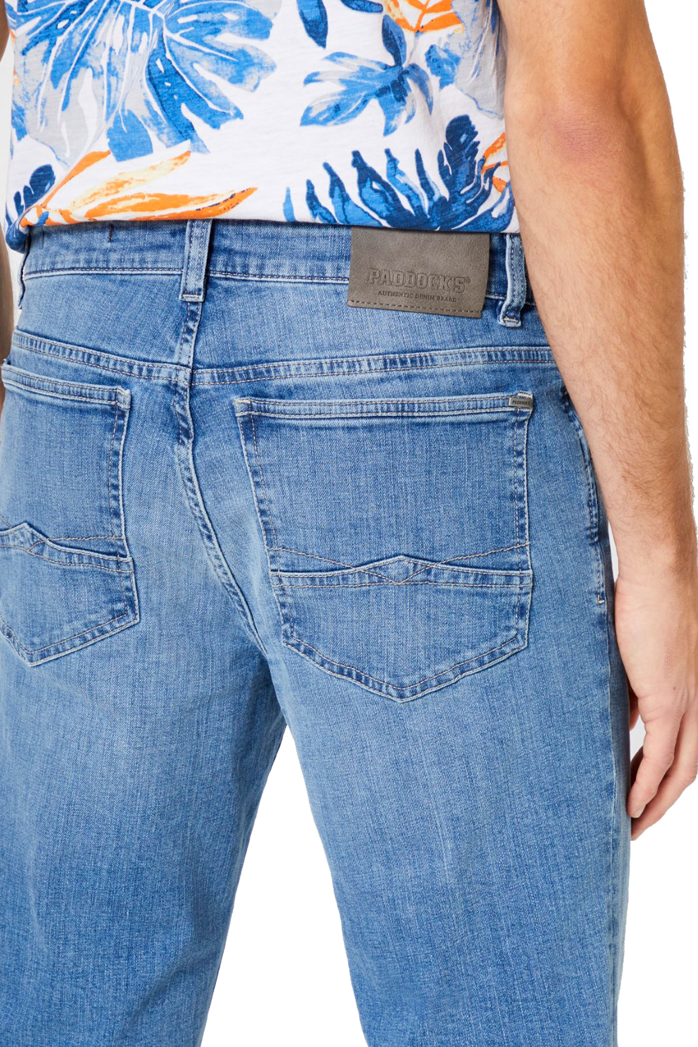 PIPE Light Blue With Handwork Slim Fit