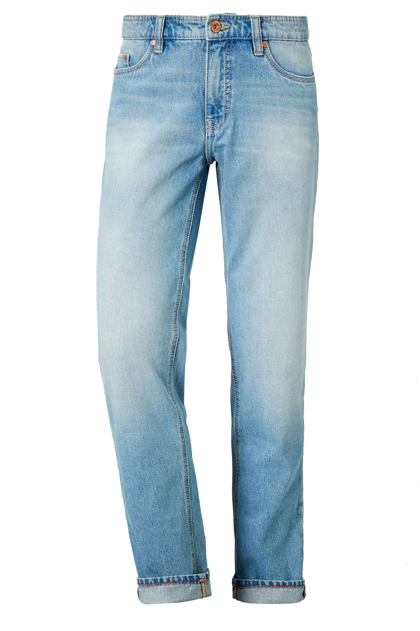 RANGER PIPE Rigid Denim Bleached Moustache Used Slim Fit