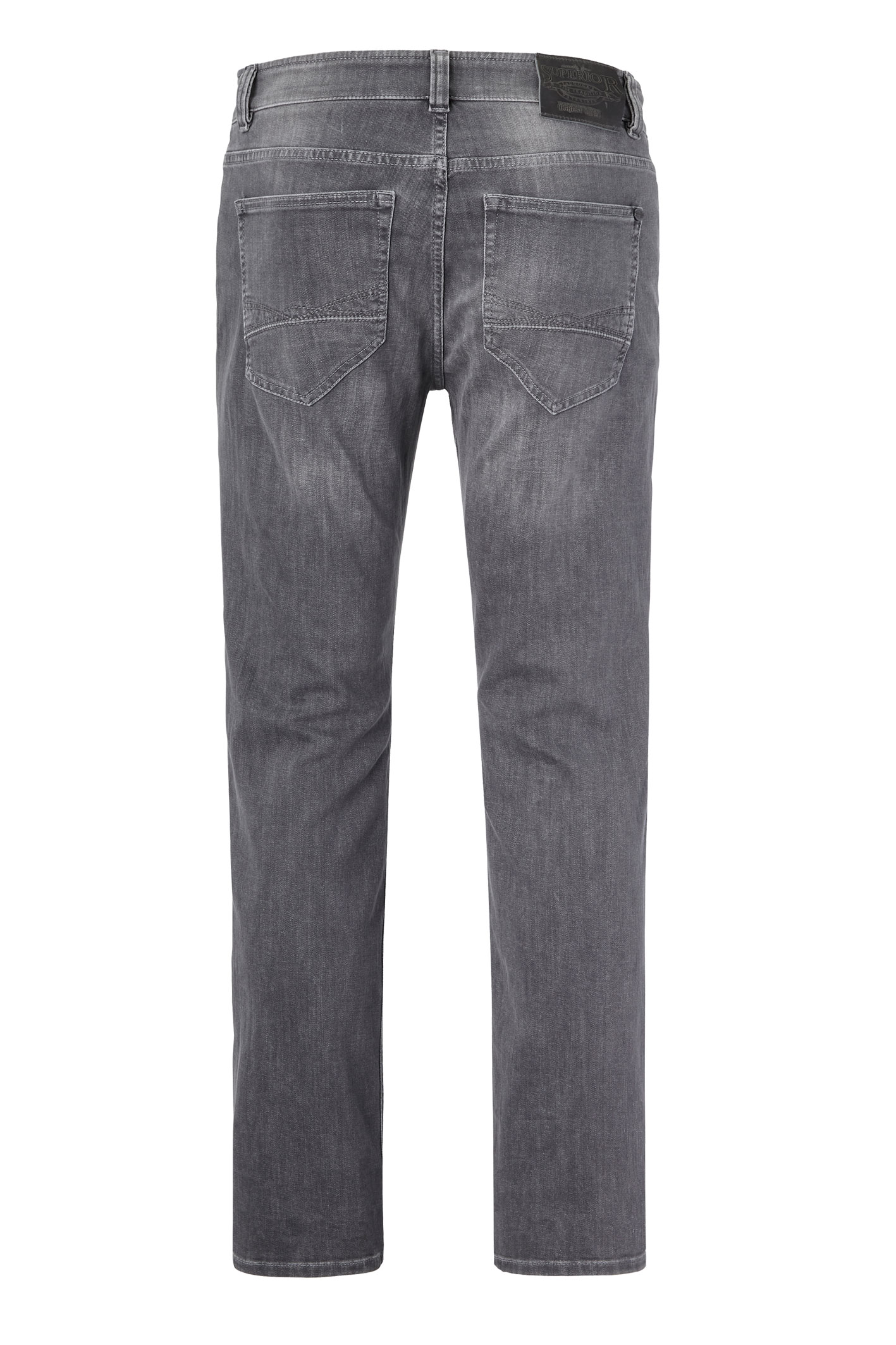 DUKE Lefthand Light Grey Stone Moustache Regular Fit