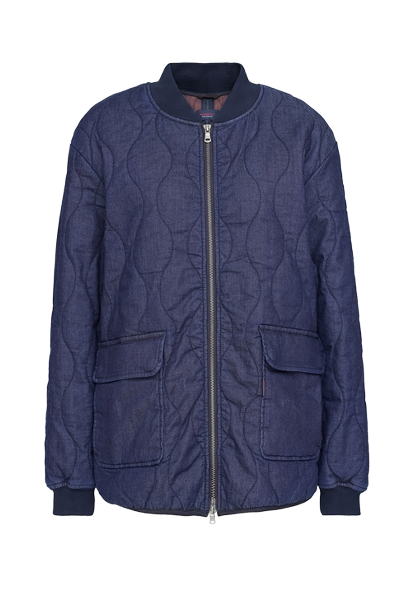 DAMEN STEPPJACKE DENIIM Dark Blue