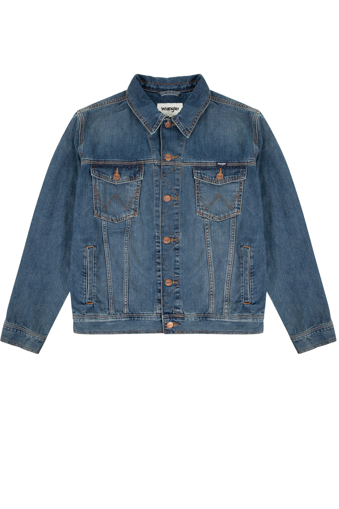 JEANSJACKE AUTHENTIC JACKET Mid Stone