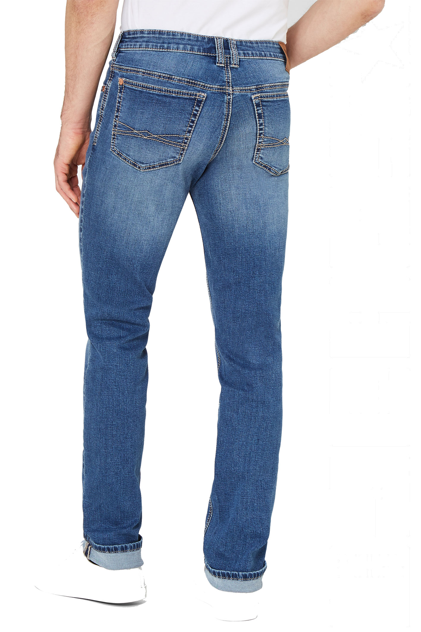 RANGER PIPE Saddle Stitch Light Blue Used - Slim Fit