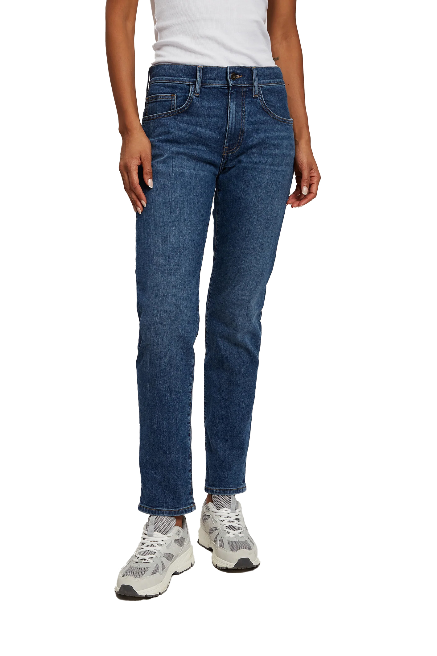 EMILIA Dark Mid Blue Regular Fit
