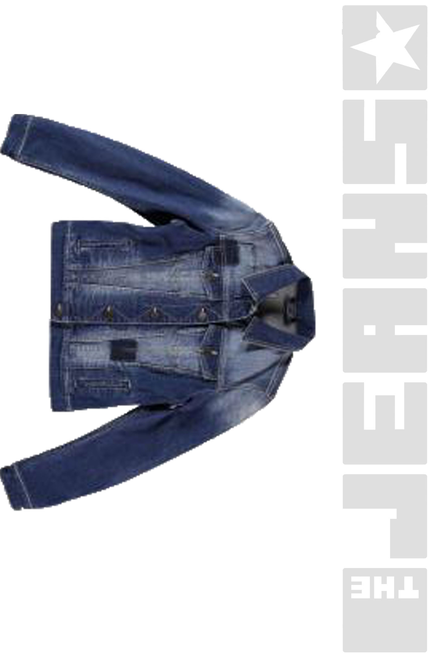Jeansjacke Scratched Used