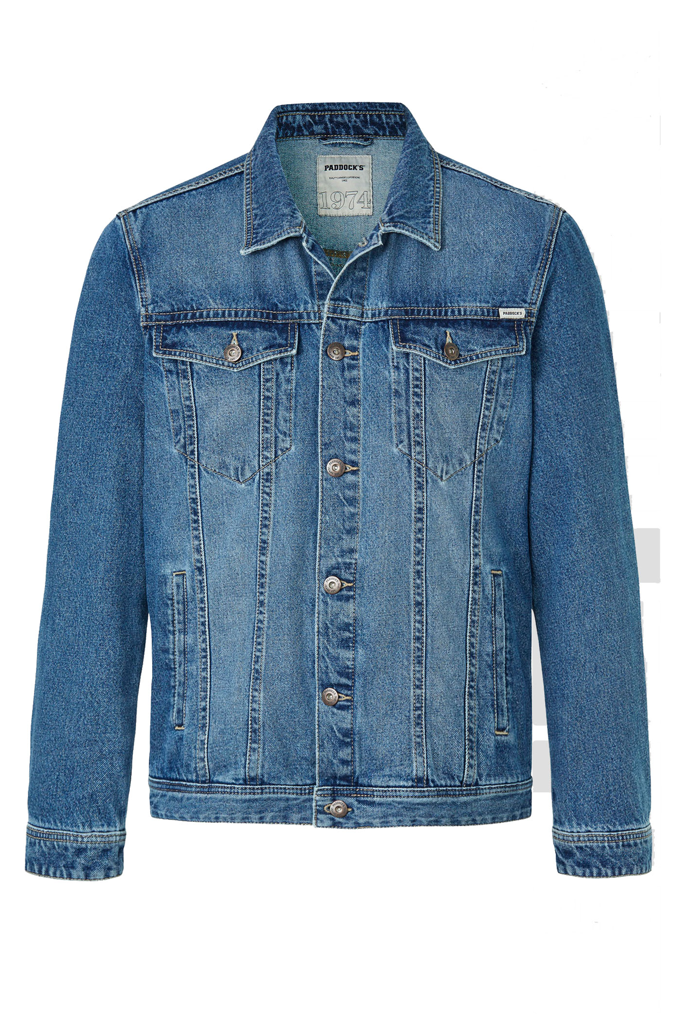 JEANSJACKE Regid Denim Medium Stone Used