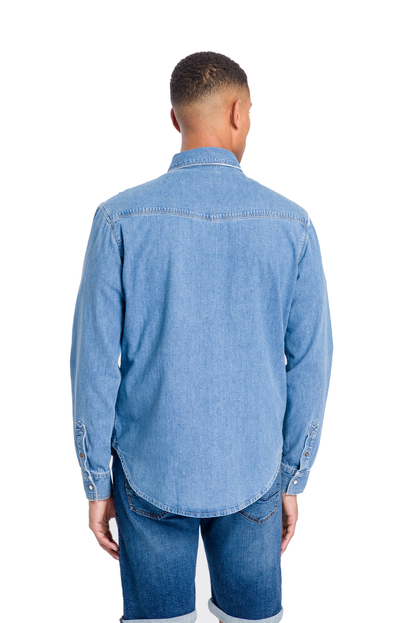 JEANSHEMD Mid Blue