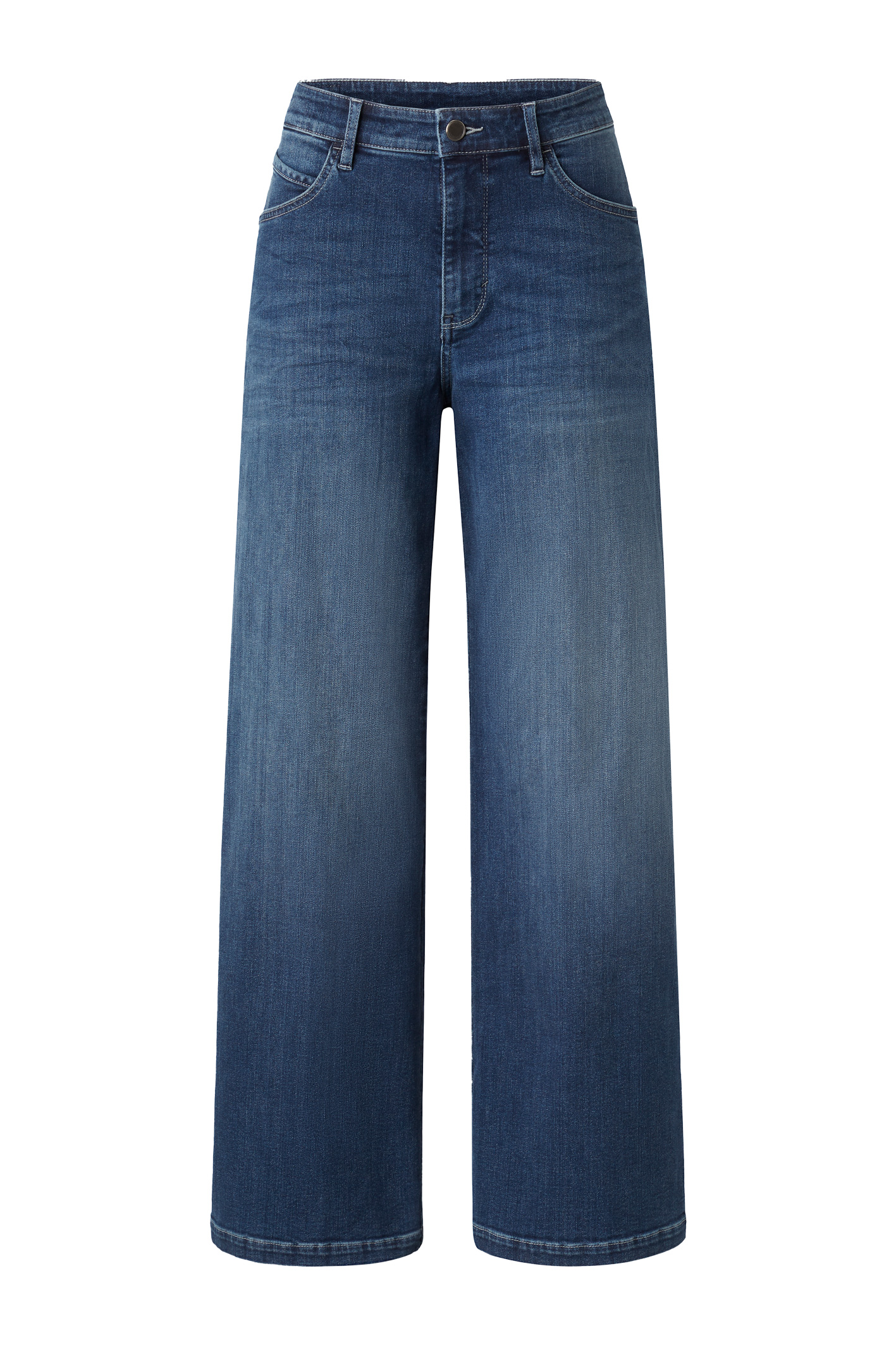 MARLENE - Mid Blue Stone Used Moustache Comfort Fit