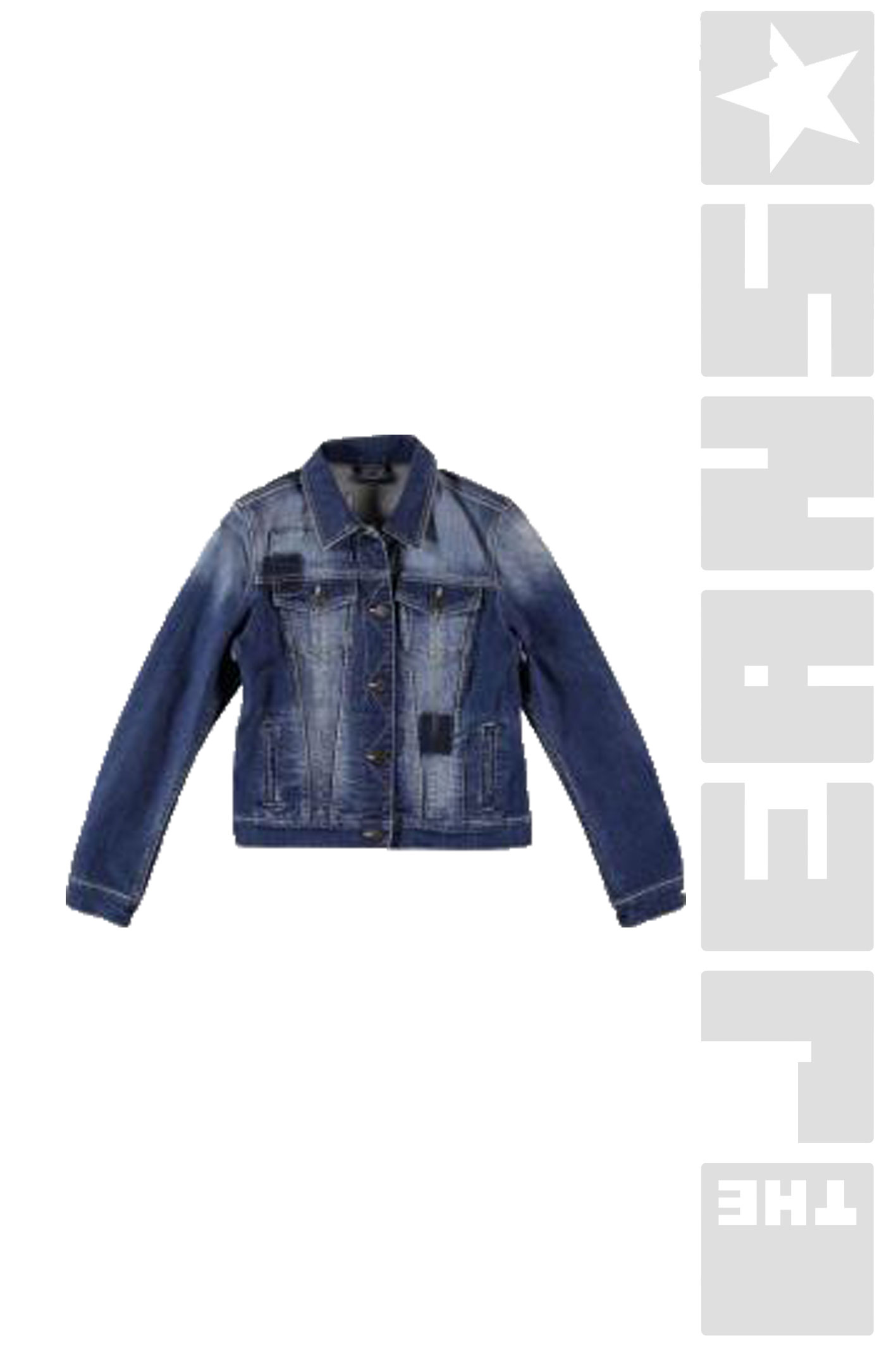 Jeansjacke Scratched Used