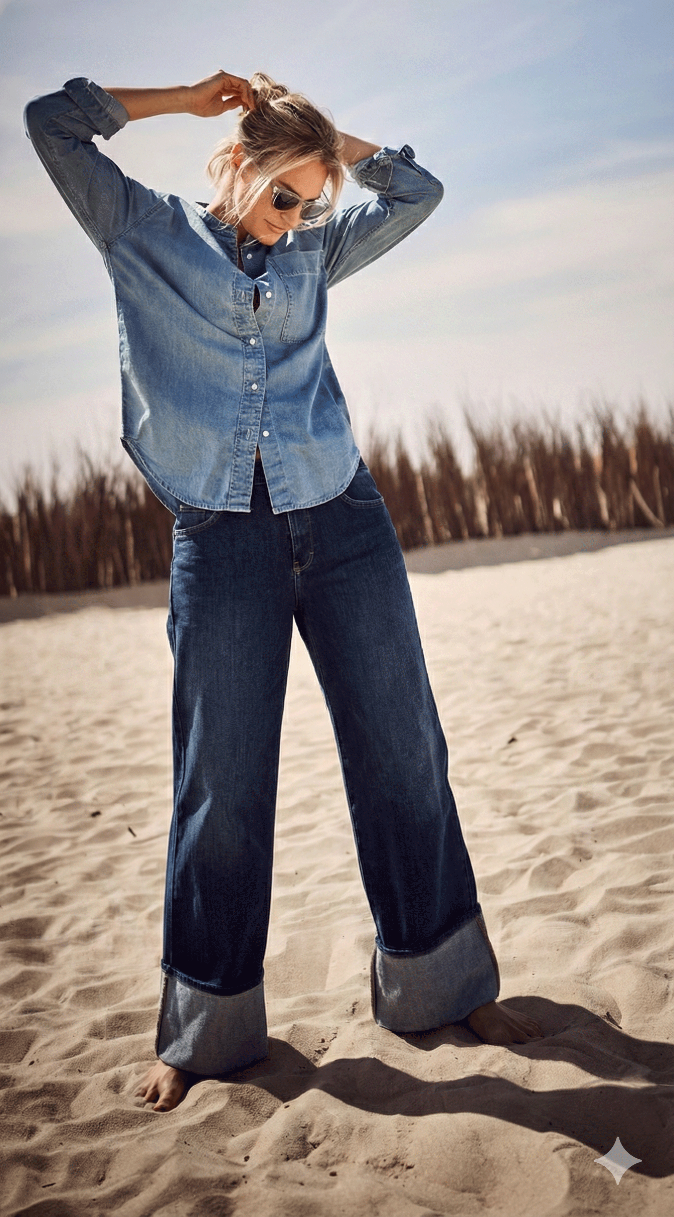 MARLENE Dark Blue Used Comfort Fit