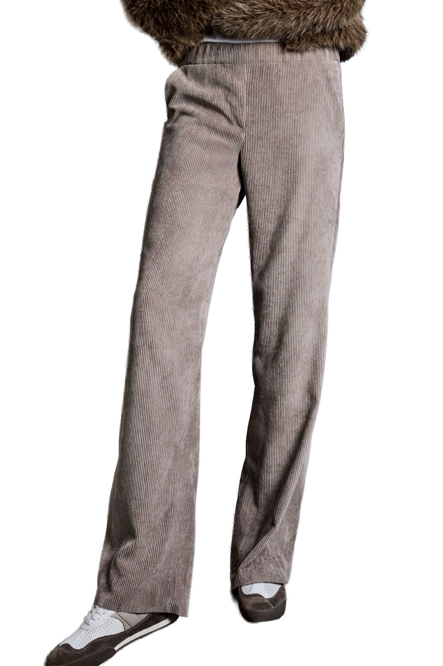 CHIARA Fluid Corduroy Oxid Brown