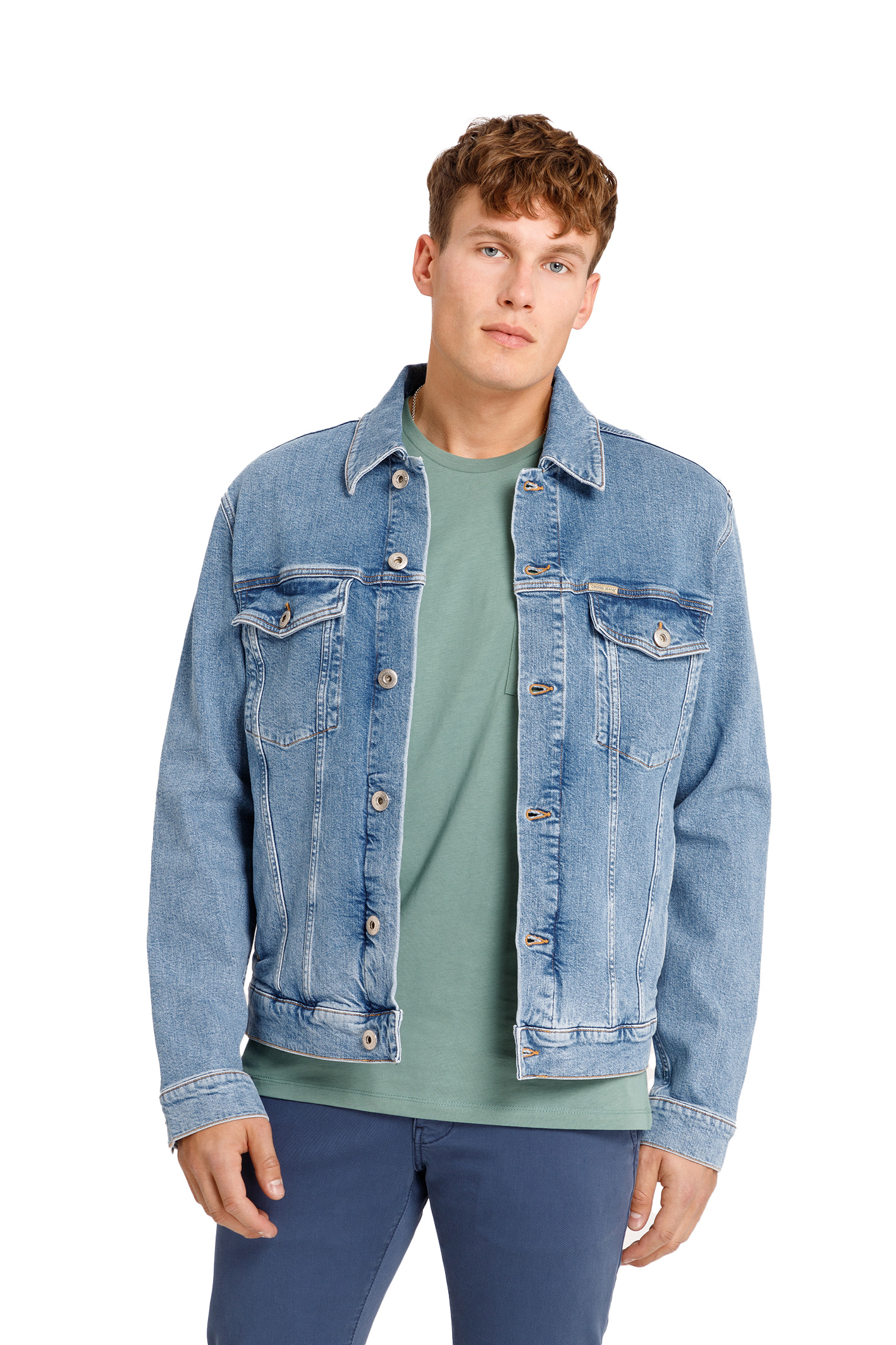 JEANSJACKE Light Mid Blue Used A-320