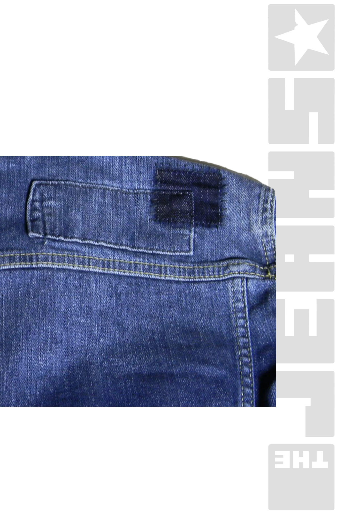 Jeansjacke Scratched Used
