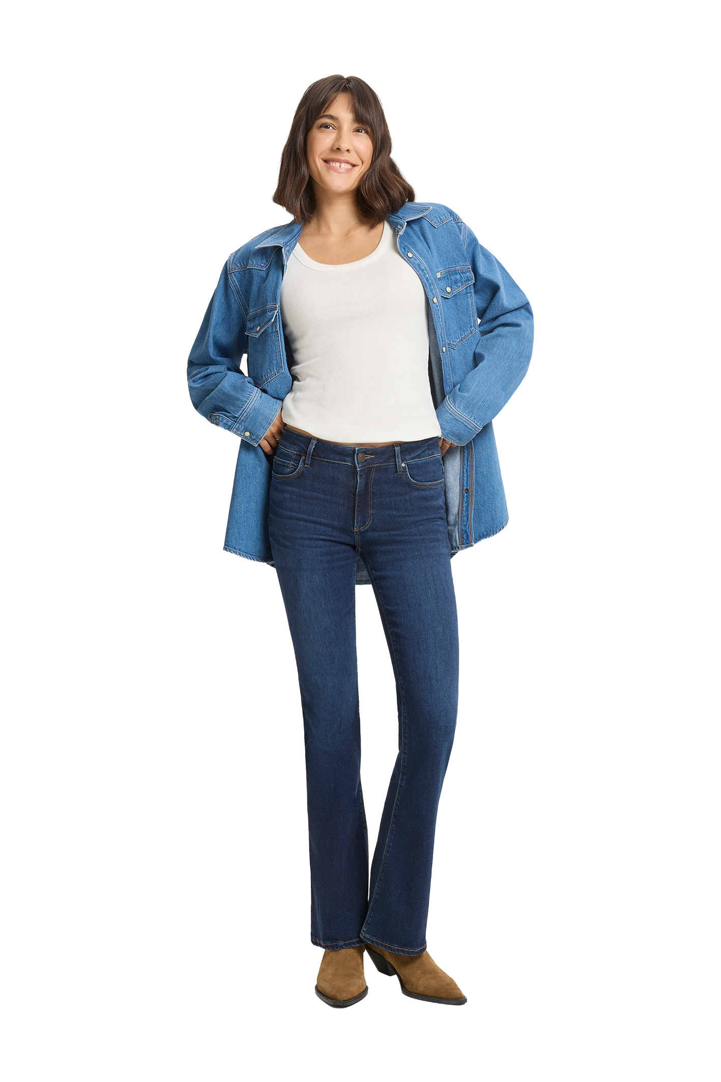 FAYE Deep Blue Bootcut