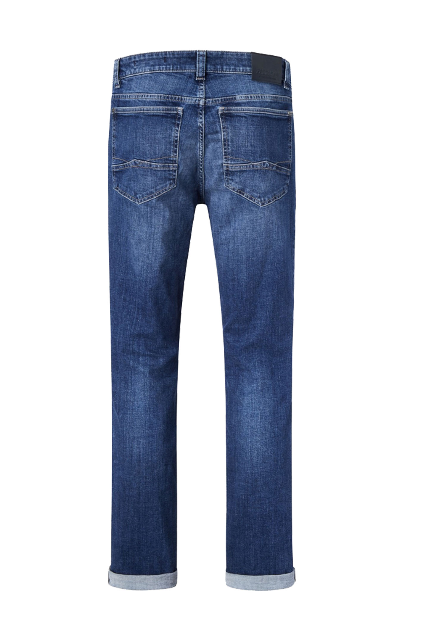 PIPE Mid Blue With Handwork Slim Fit