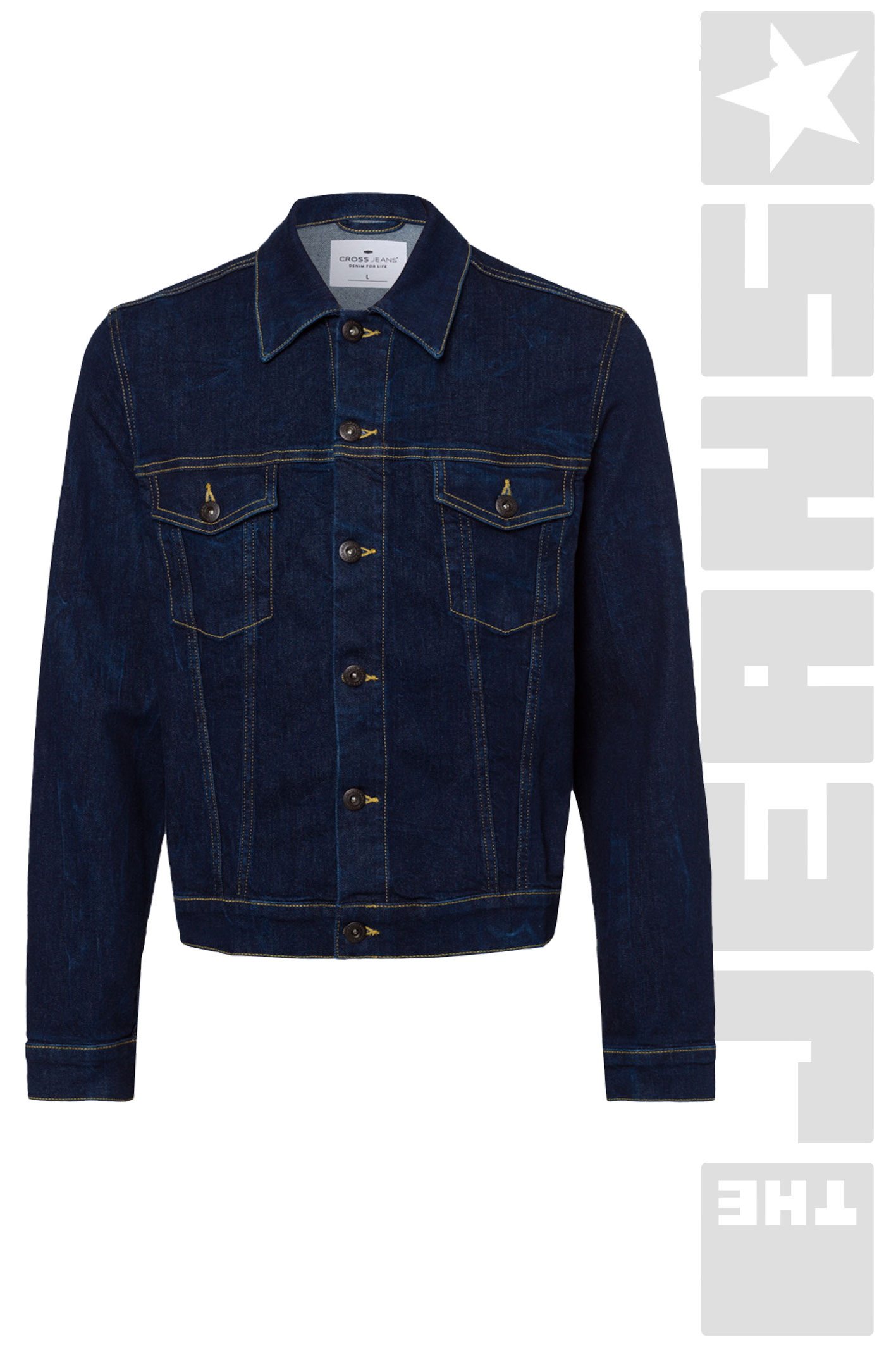Cross Jacket Deep Blue A-415