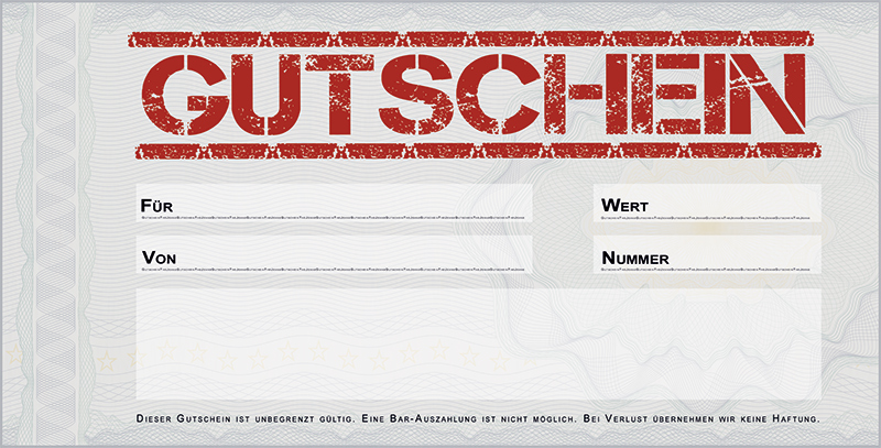 Gutschein Rückseite