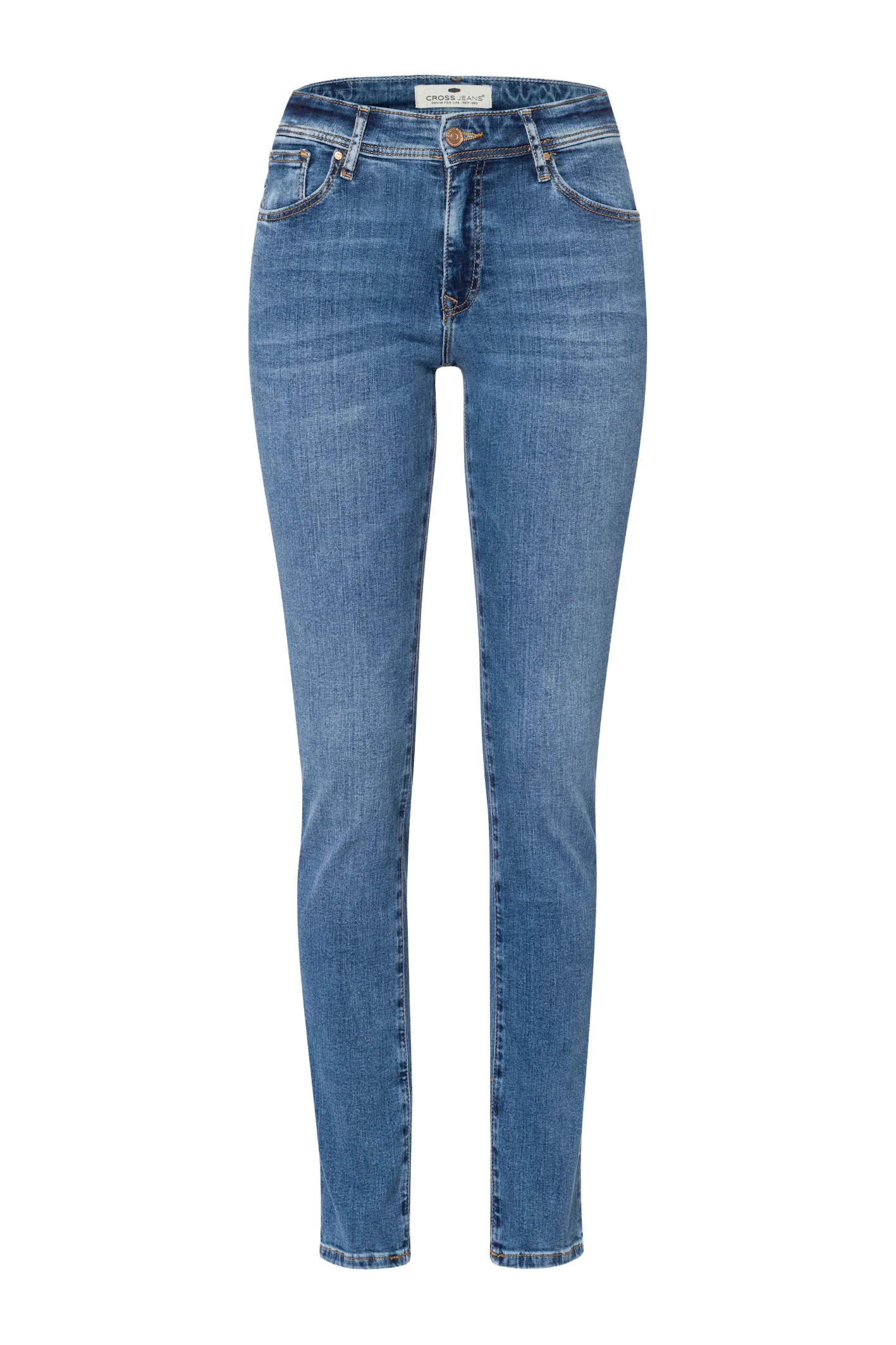 ANYA Light Mid Blue Slim Fit