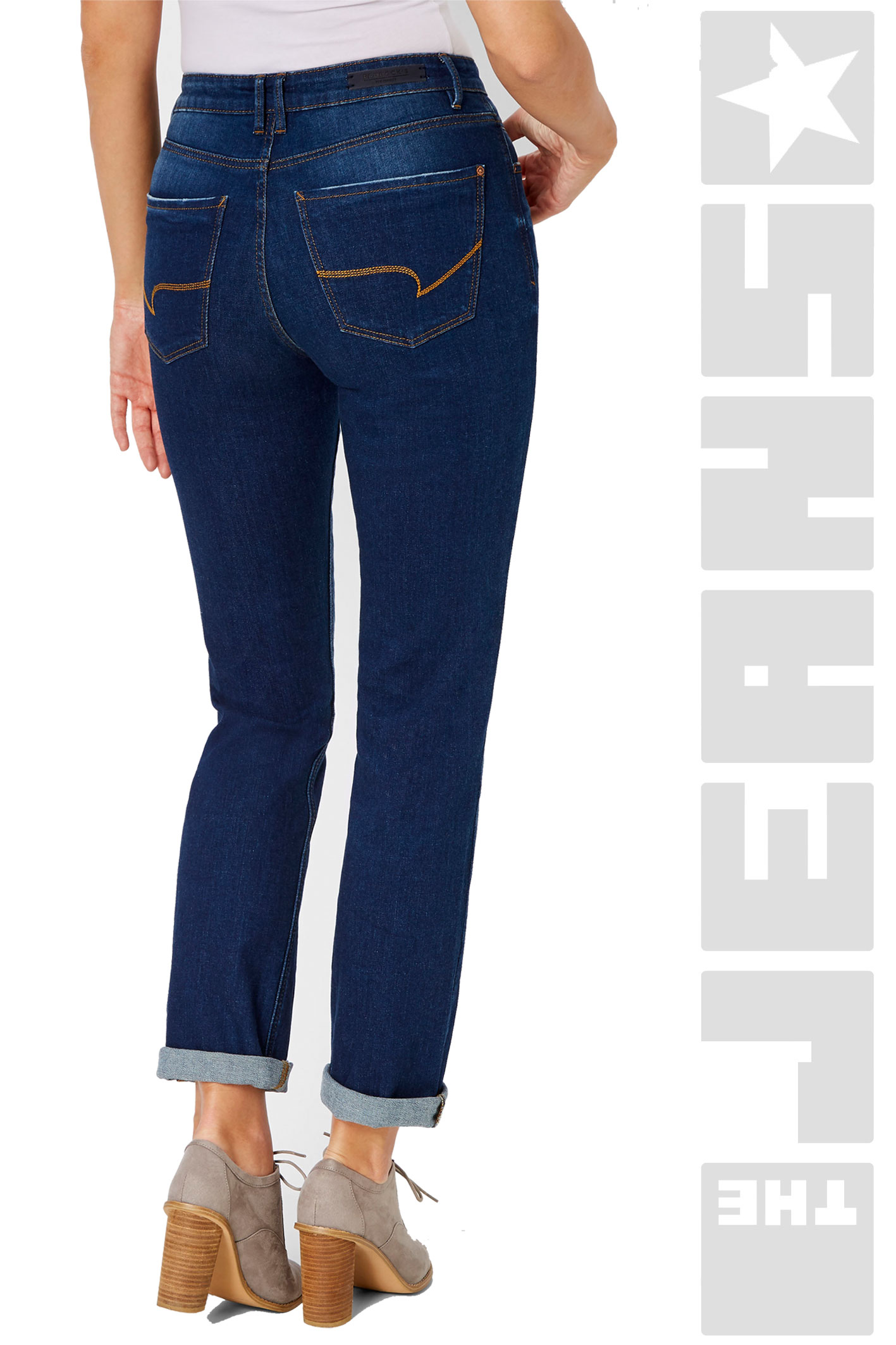 Kate Dark Blue Stone Wash
