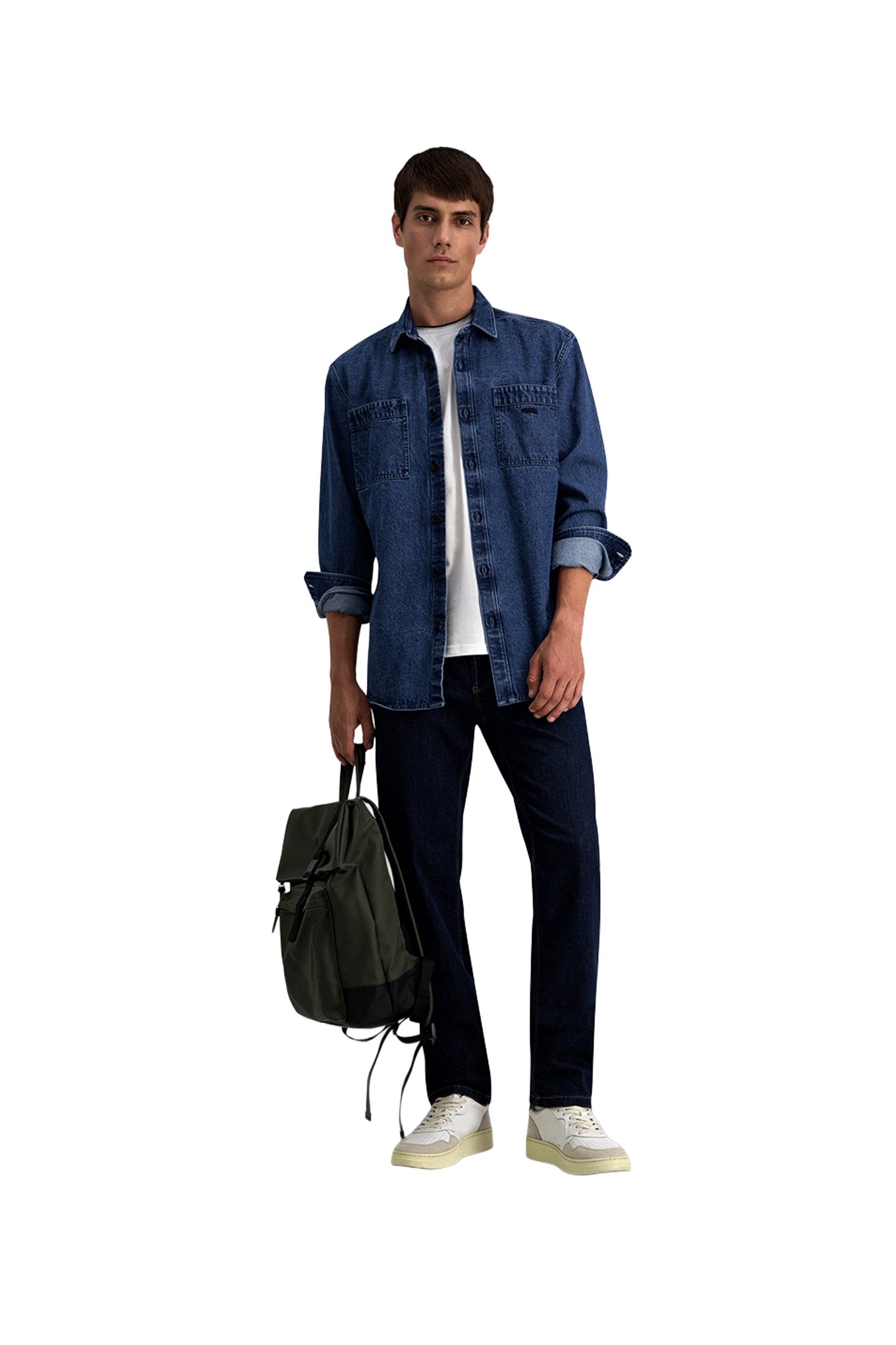RANDO Dark Blue Stone Wash Regular Fit