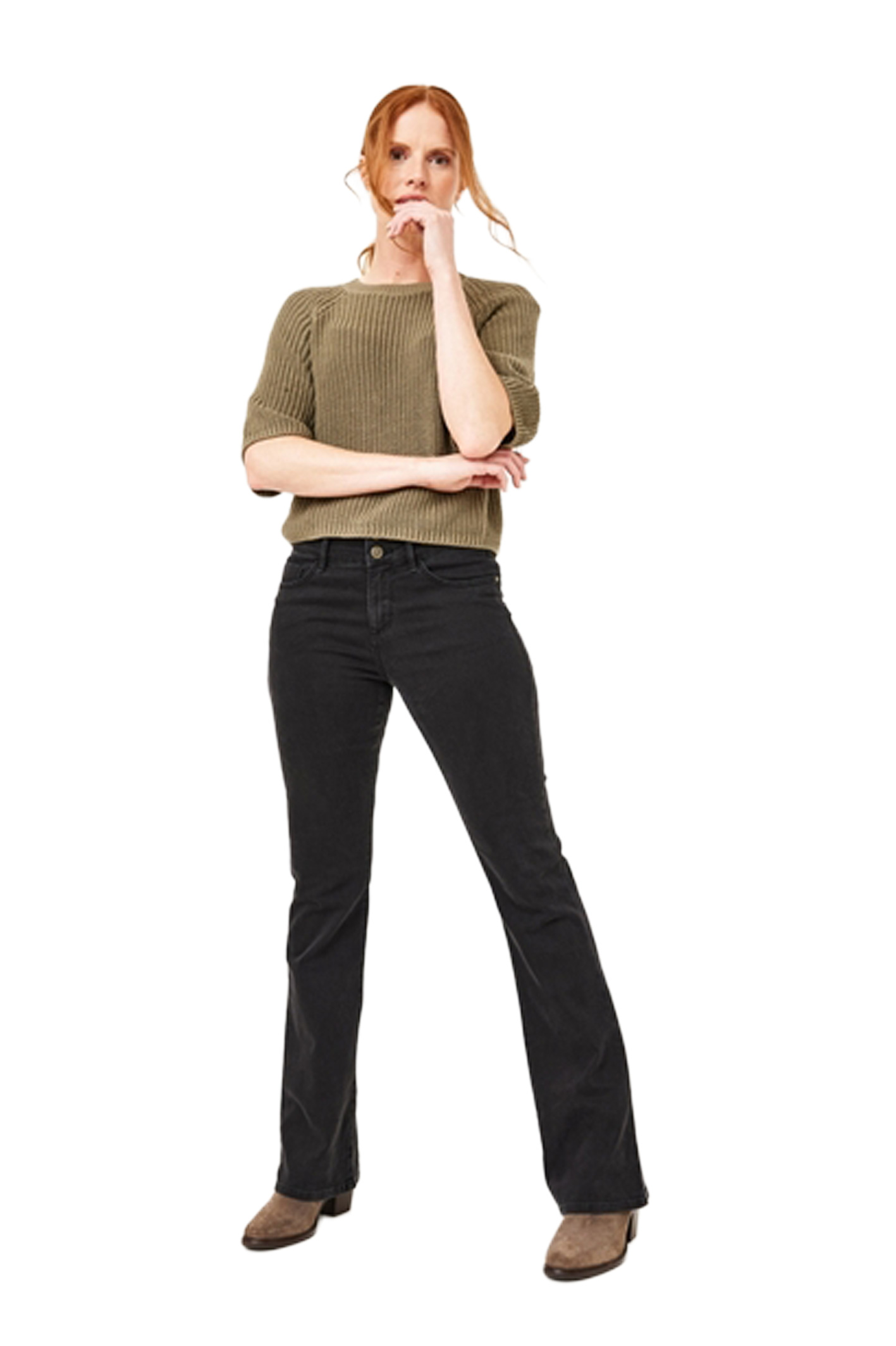 JANE Anthrazit Bootcut