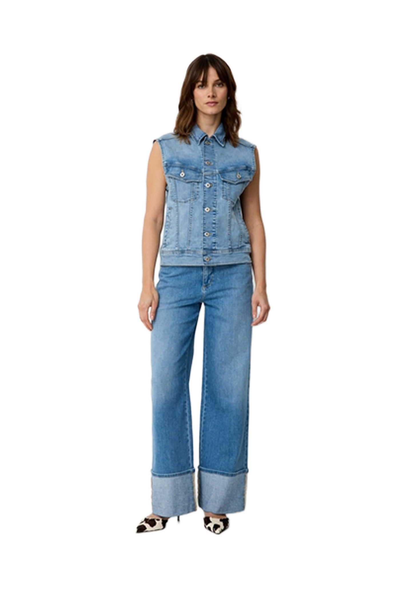 JEANSWESTE Light Blue Stone