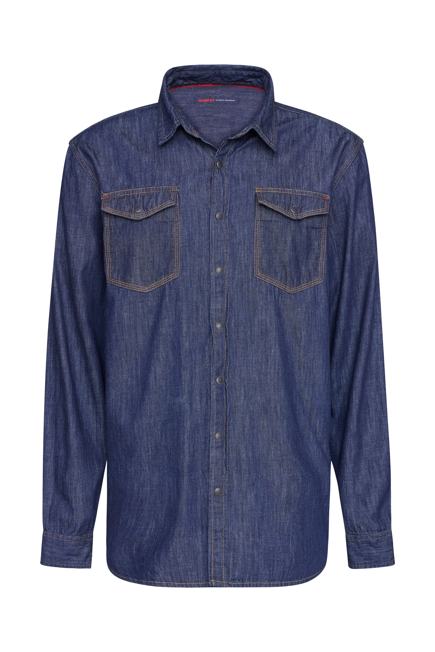 JEANSHEMD Double Face Check Rinse Wash