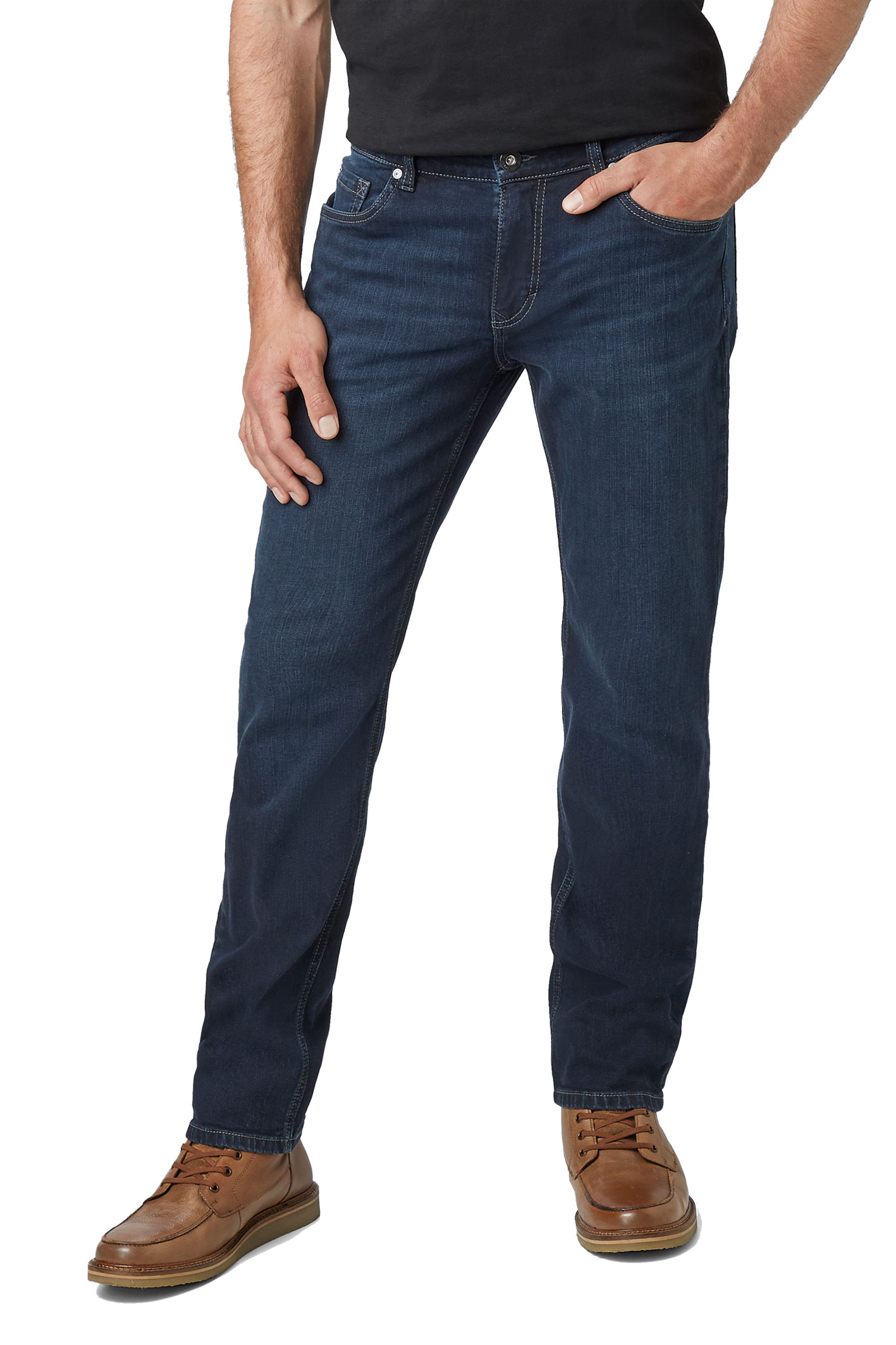 BEN Blue Black Used and Moustache Regular Fit