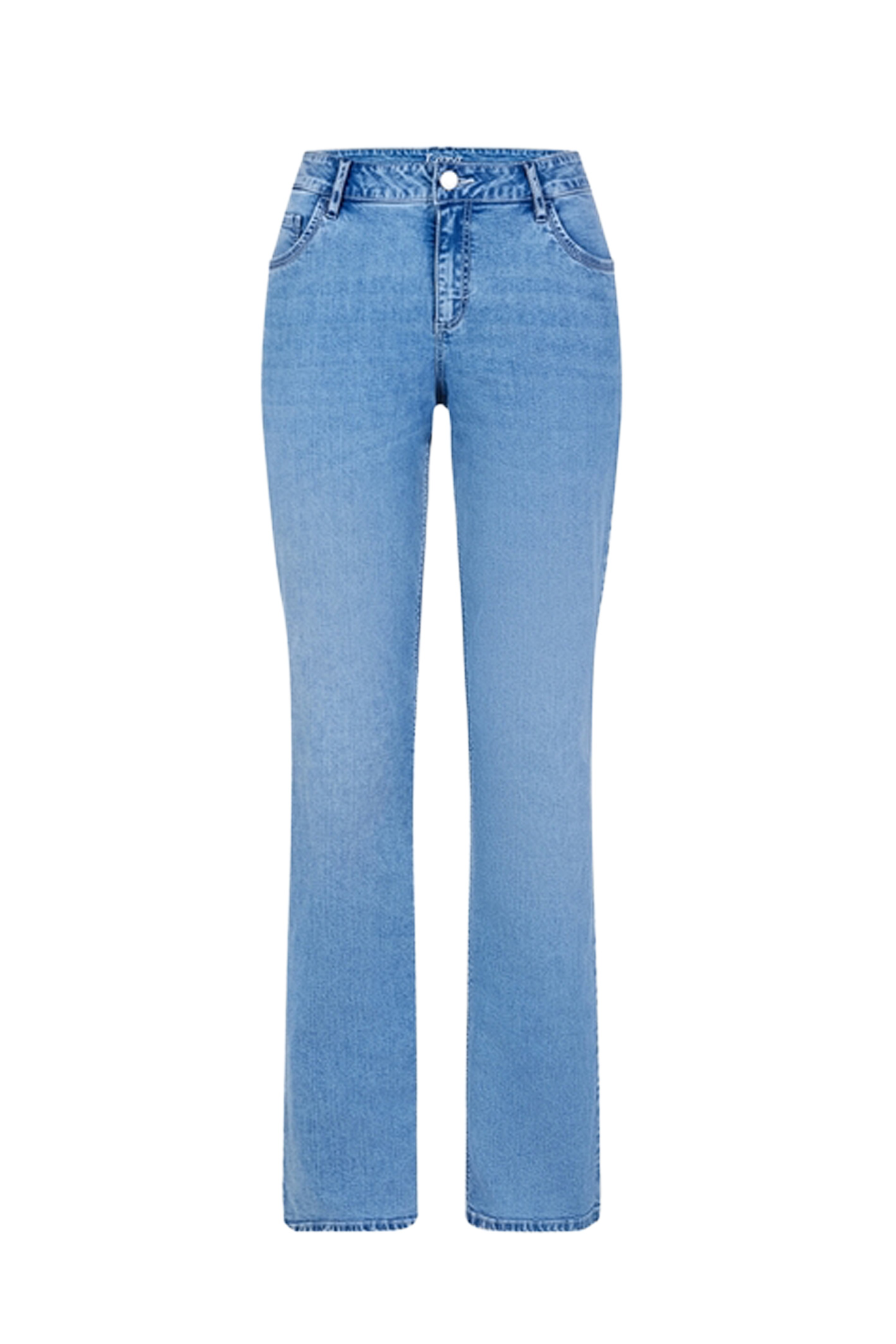 LARA Light Blue Used Moustache Regular Fit