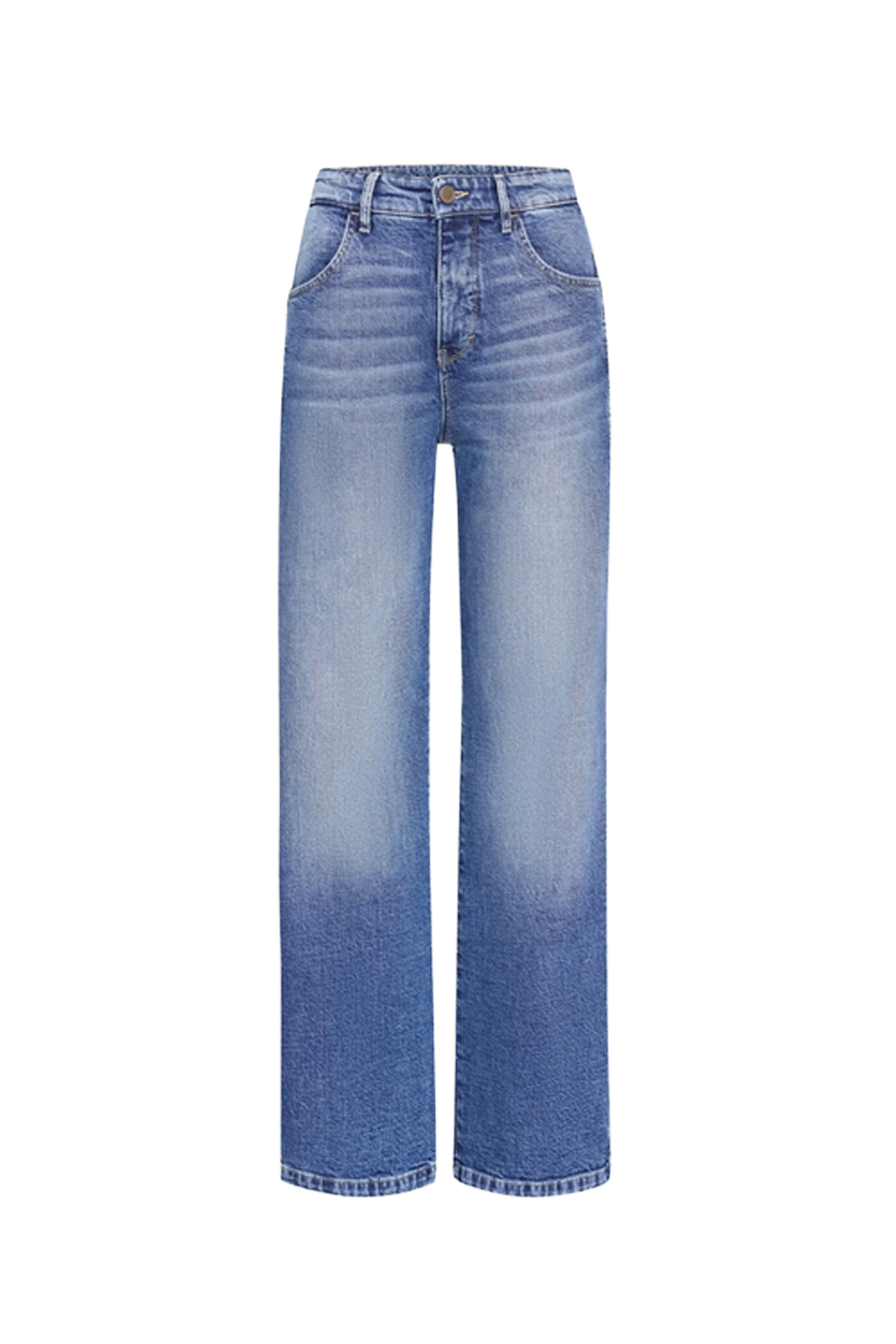 MARLENE Mid Blue Stone Used Moustache Comfort Fit