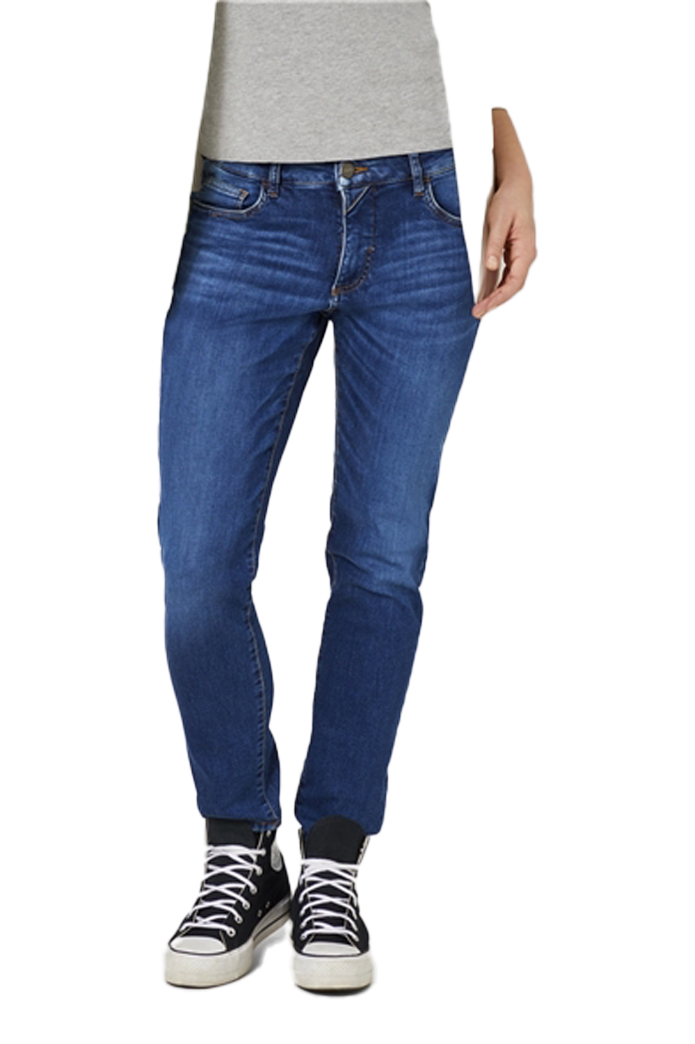LUCY Superior Stone Blue With Heavy Handwork Skinny