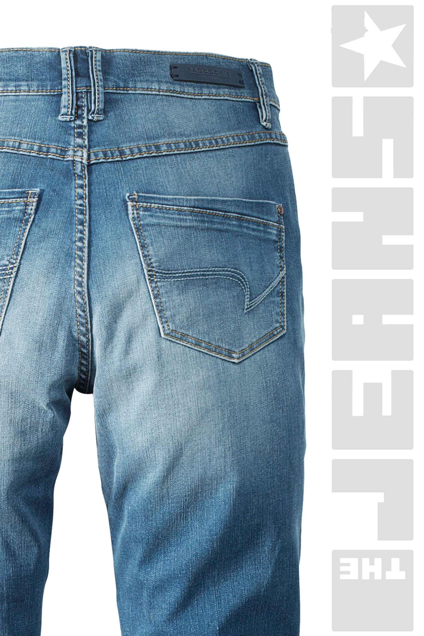 PAT Medium Stone Soft Blue Sondergröße Slim Fit
