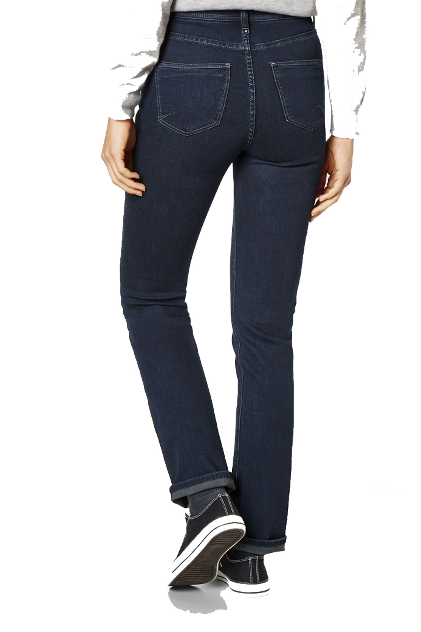 KATE Blueblack Straight Leg