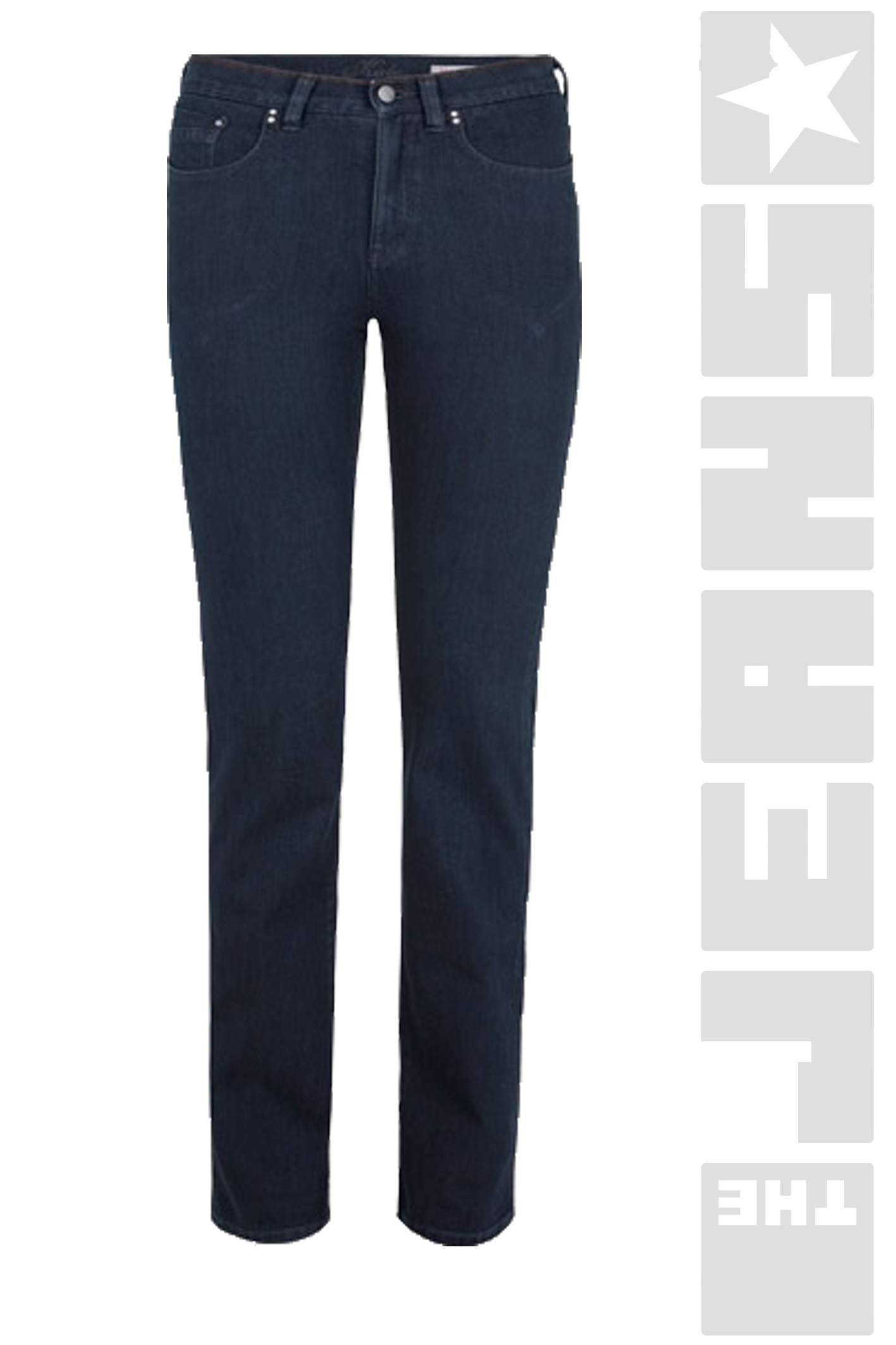 Kate Soft Blue Black bis Überlänge 38
